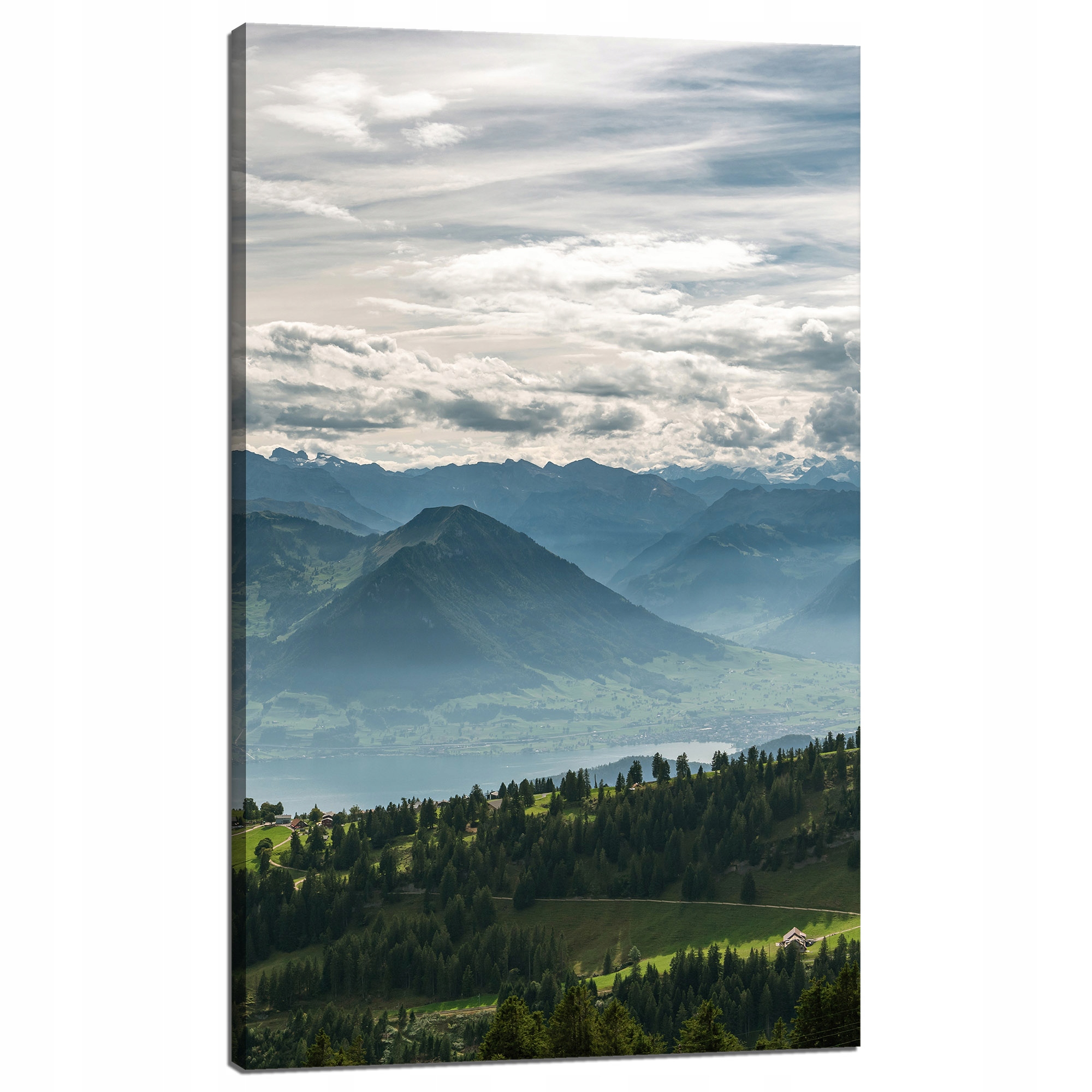 Obraz na plátně Hory Mraky Příroda Lesy Příroda 60x100 cm