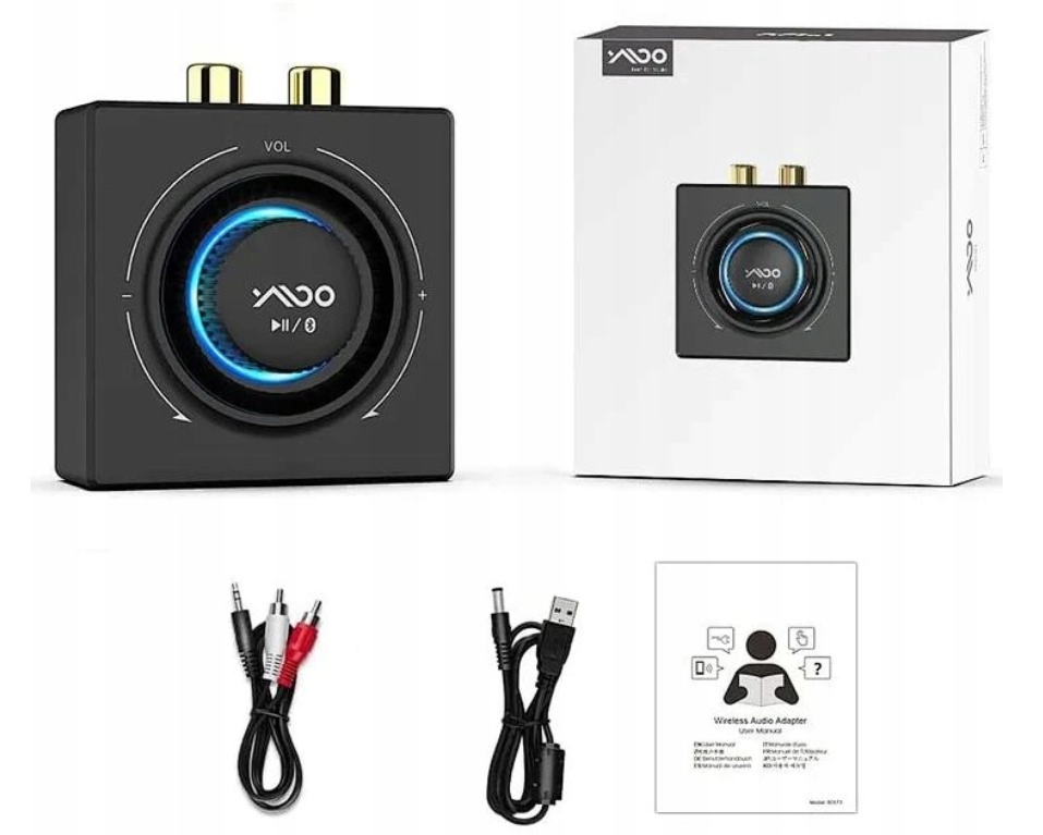 Bezprzewodowy Odbiornik Audio Hd HiFi Bluetooth 5.0 Ymoo B06T3 50m Rca/aux