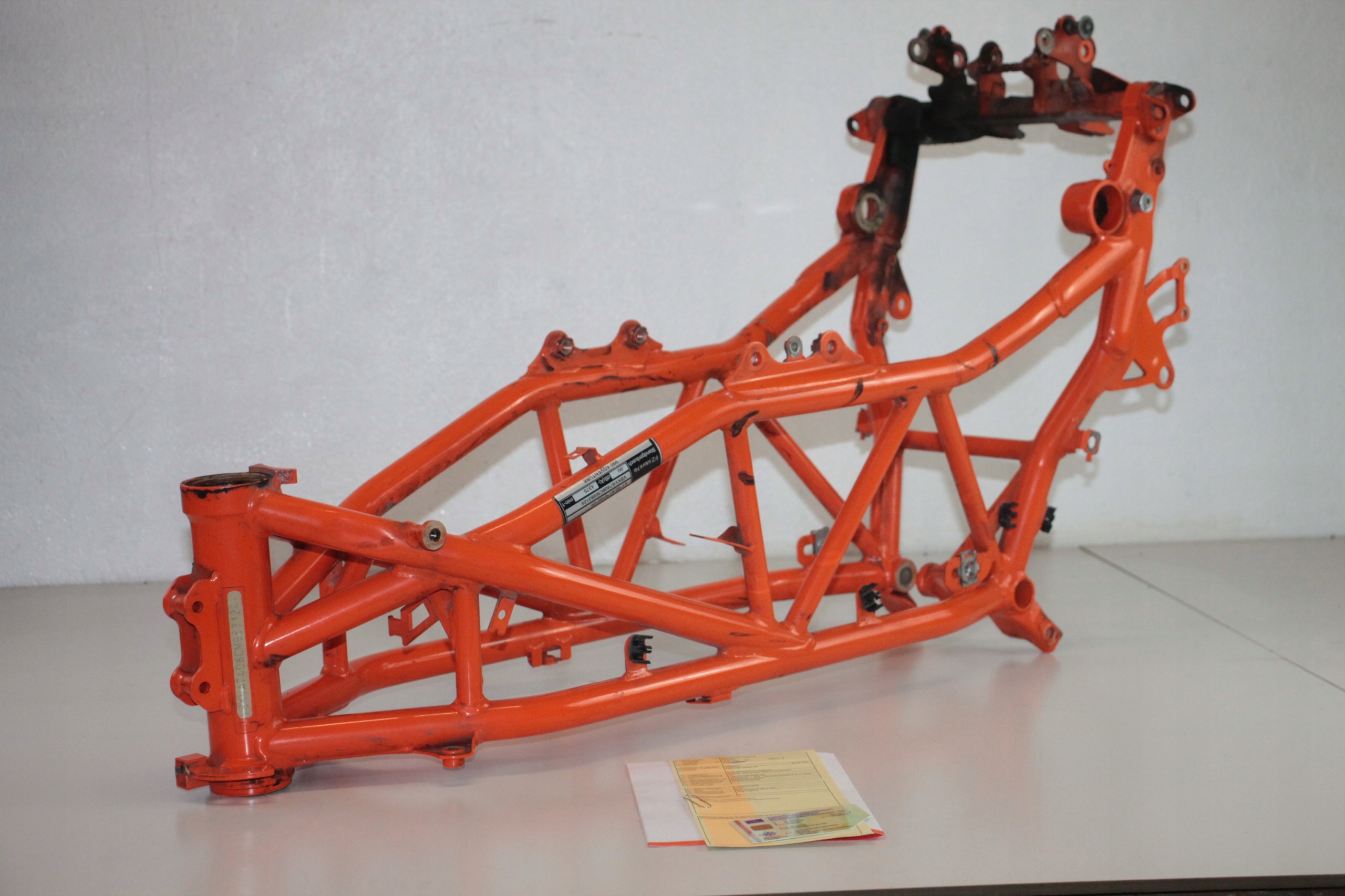 KTM 990 ADVENTURE RAMA Z DOKUMENTAMI 2012