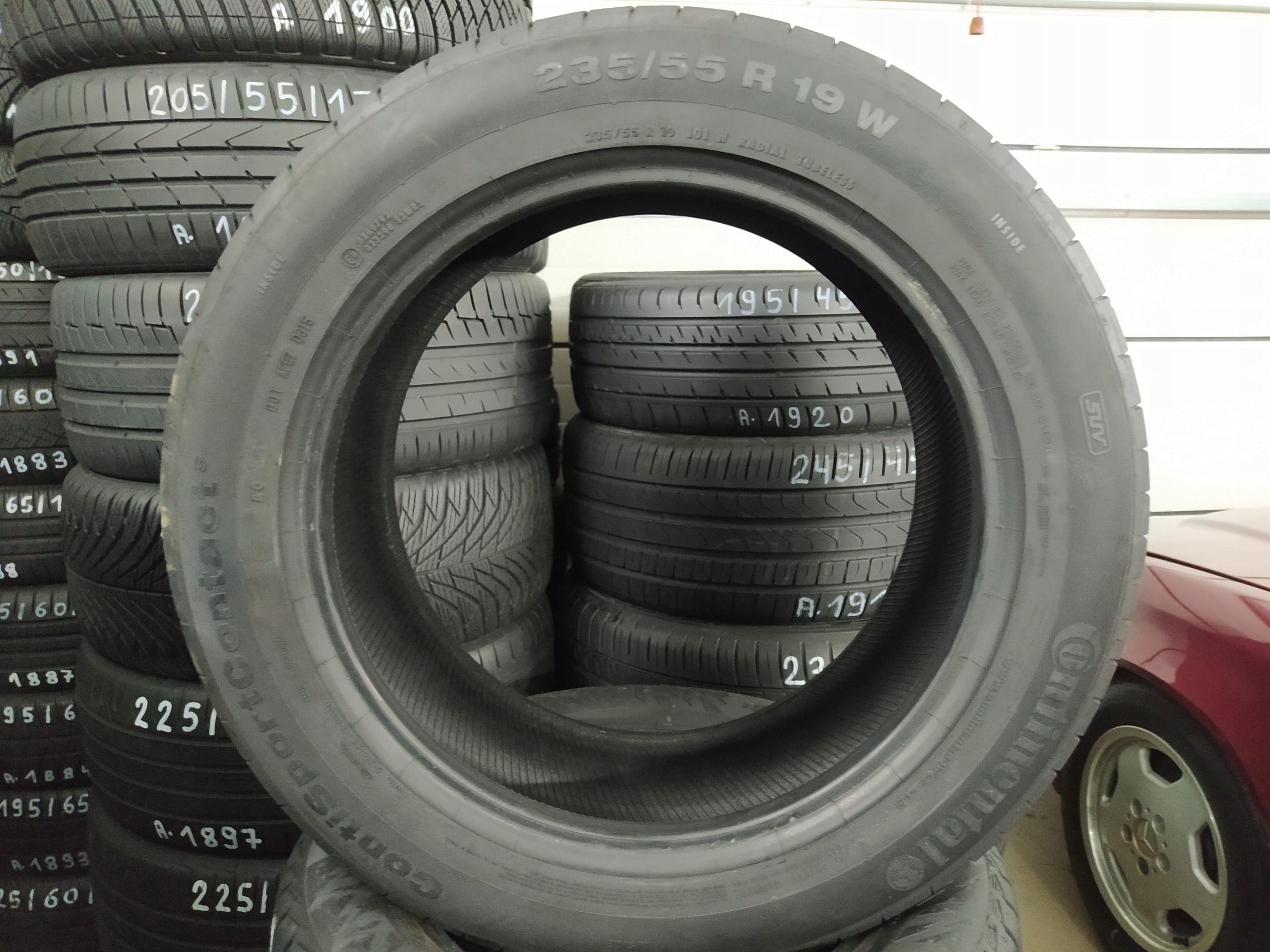 OPONA 235/55/19 CONTINENTAL CONTI SPORT CONTACT 5 Szerokość opony 235 mm