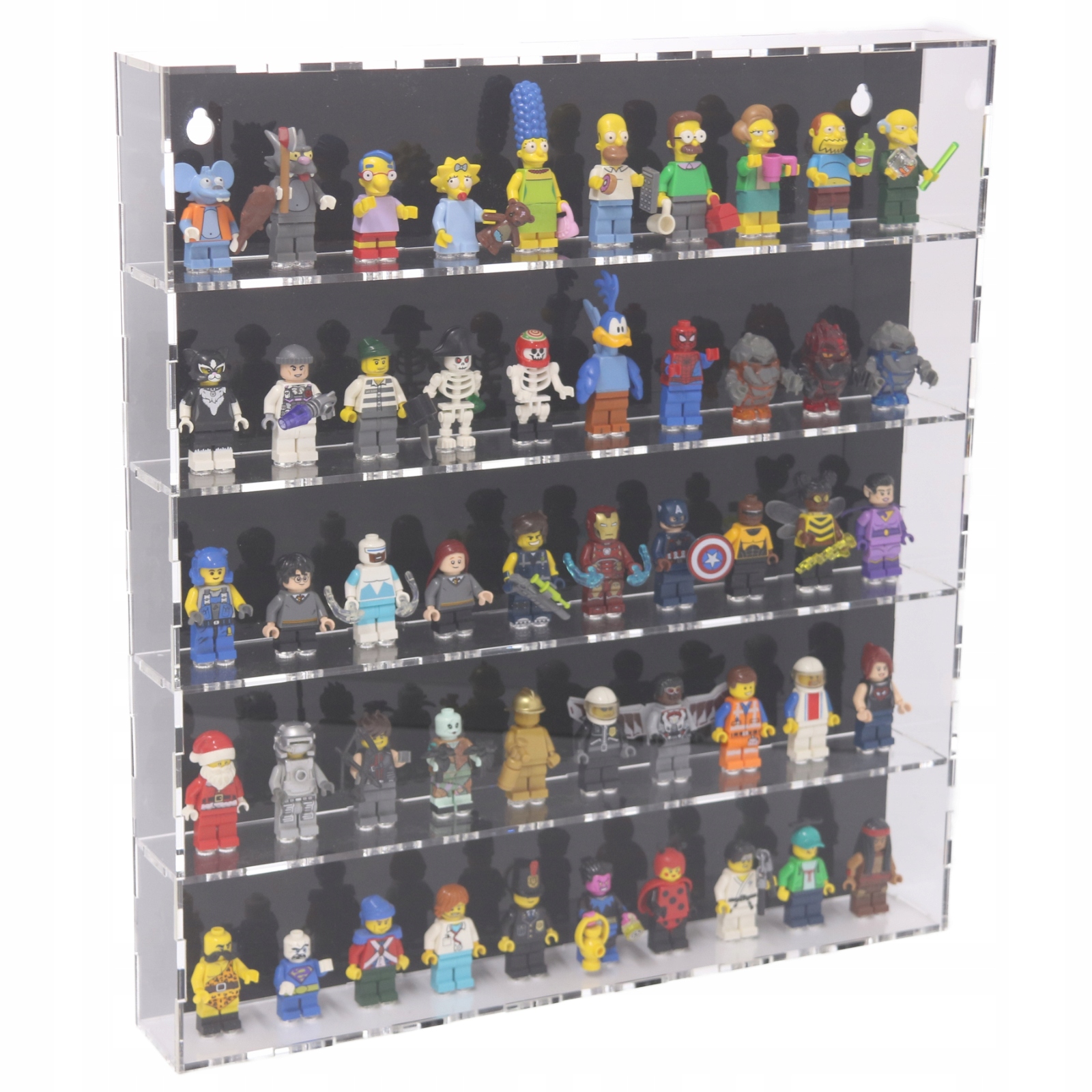 Velká Vitrína S Vitrínou Pro 50 Lego Minifigurky Figurky