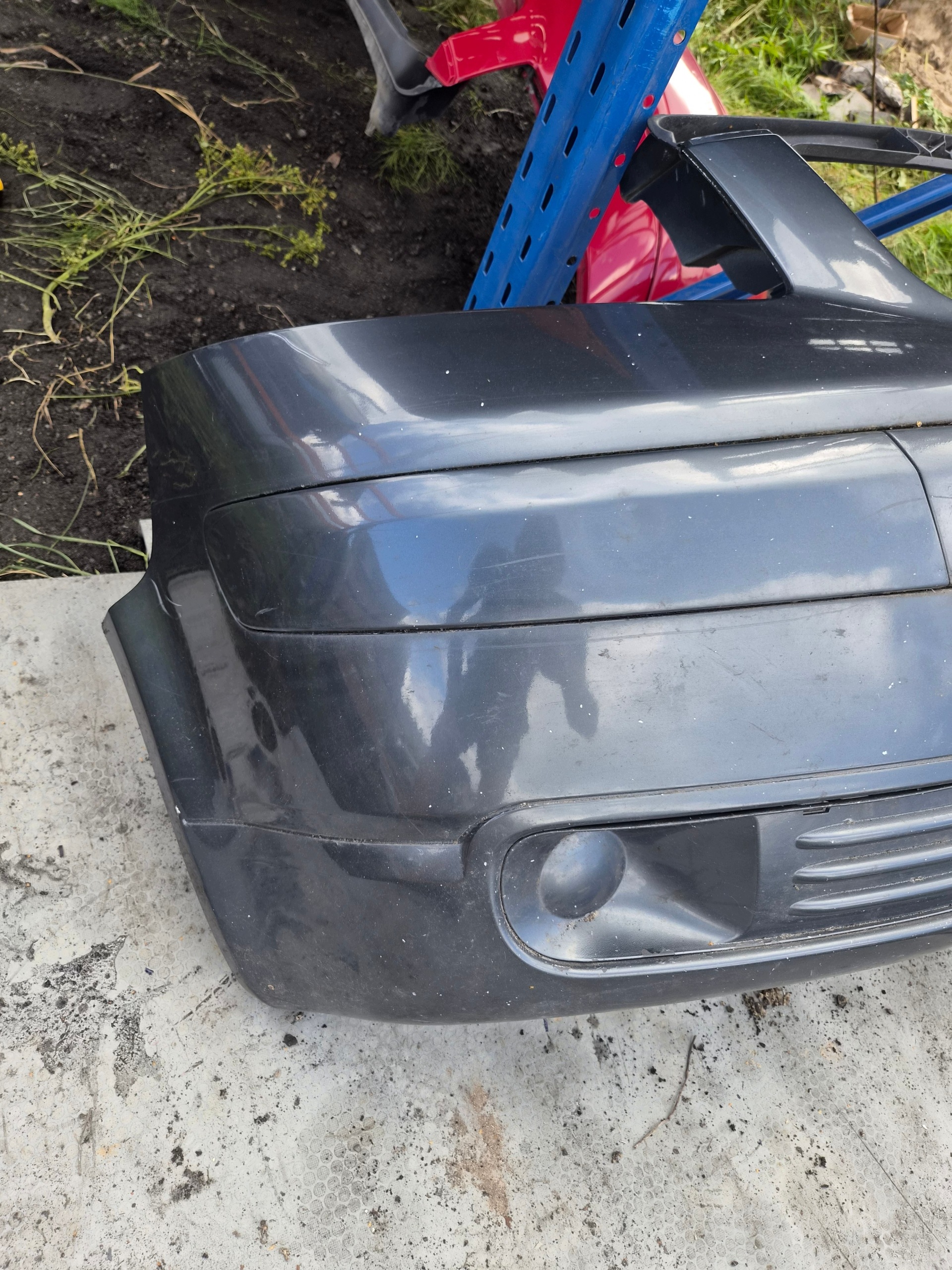 VW T5 Frontstoßstange vorne Caravelle Multivan grau LD7U
