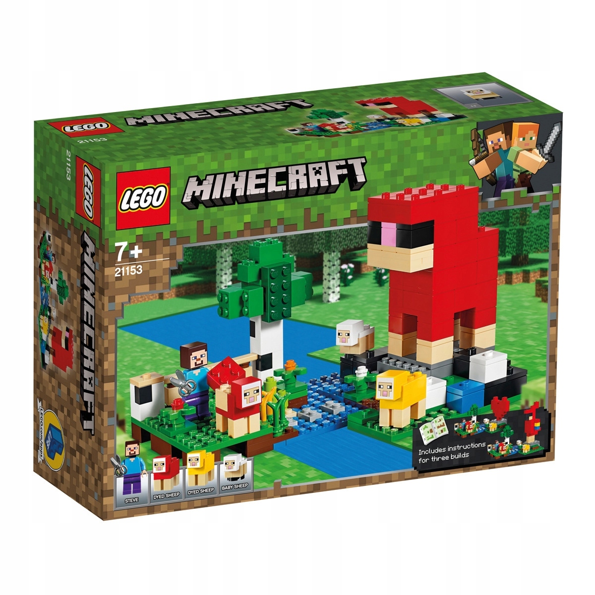 

Lego Minecraft Hodowla owiec 21153