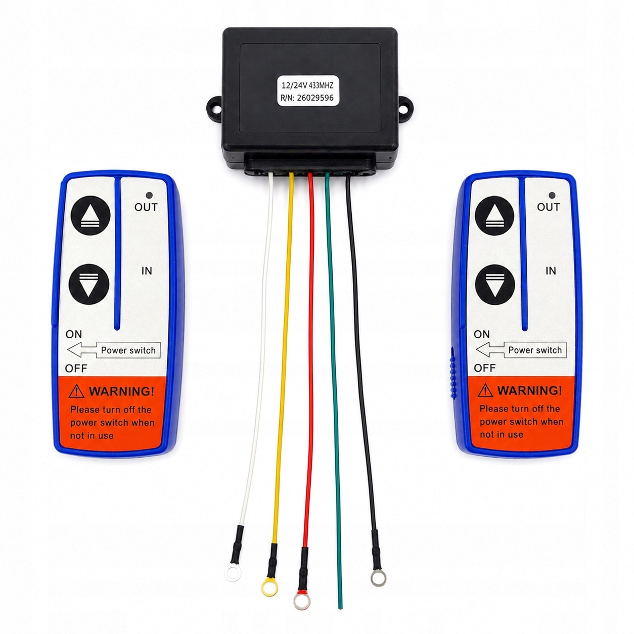 Pilot Sterownik Bezprzewodowy do Wyciągarki Zestaw Atv Quad Utv 12V 24V