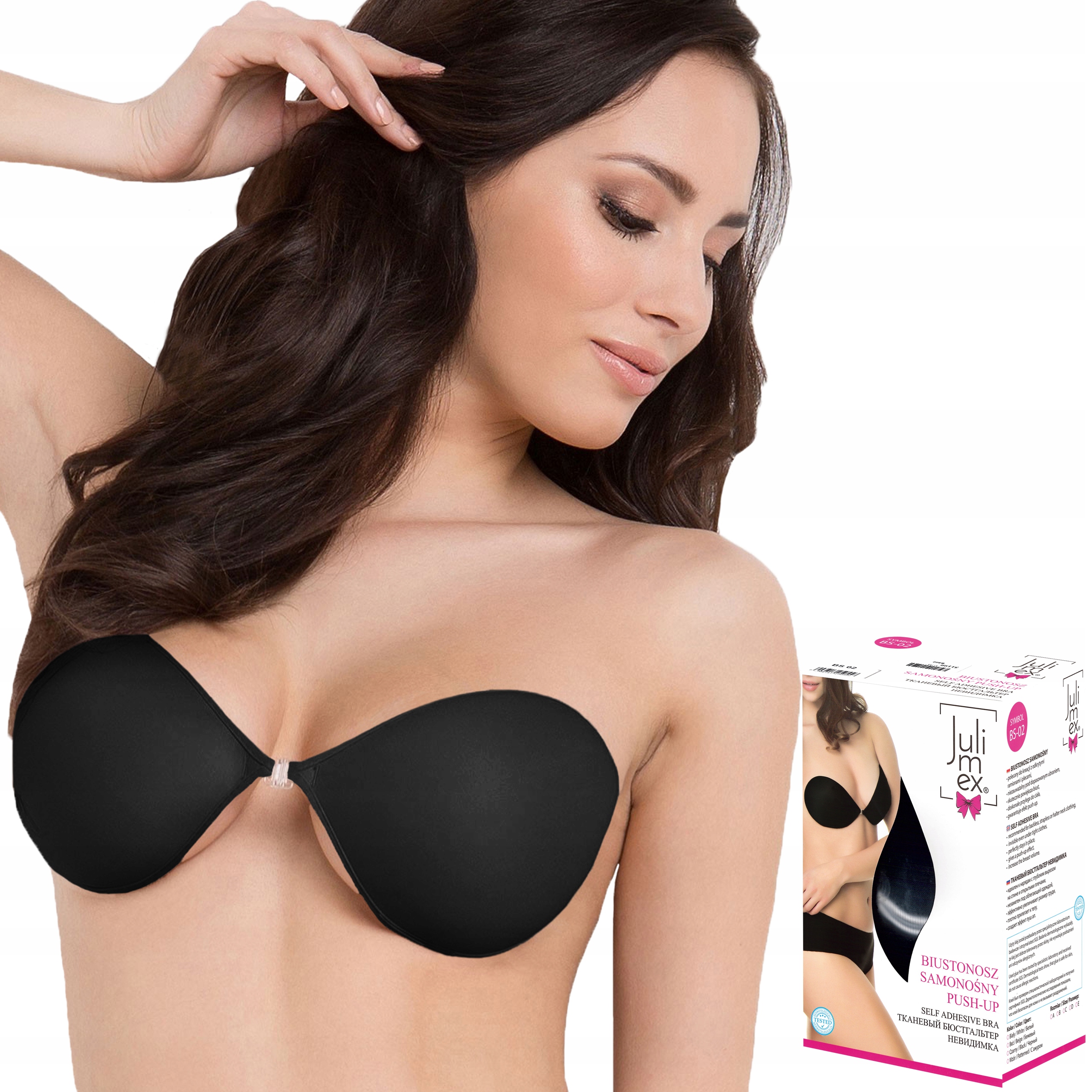 

Julimex Push-up Samonośny nero Materiałowy BS02 B