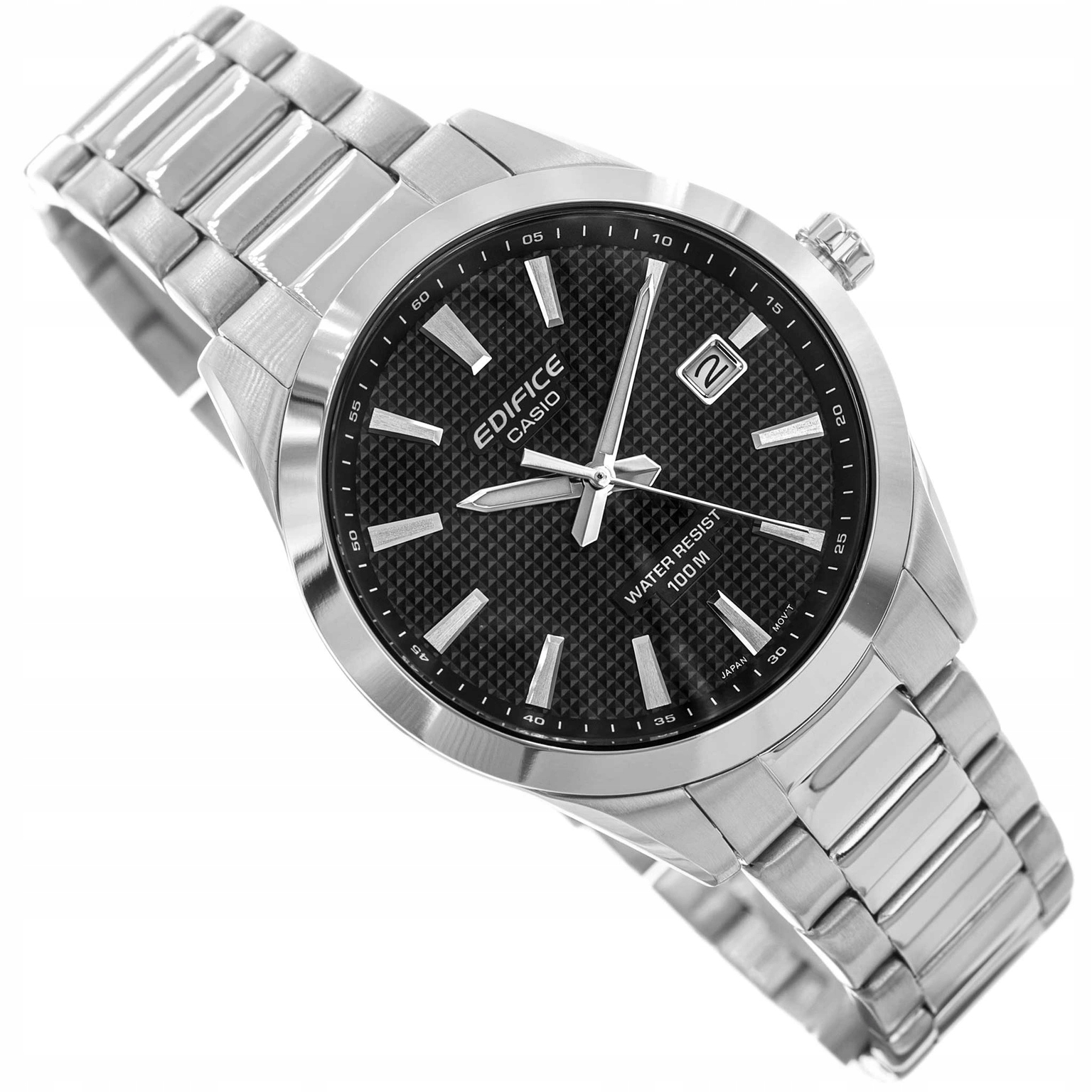 Pánské Hodinky Casio EFV-160D-1AVEF Edifice Stříbrné S Ocelovým Náramkem Datumovka