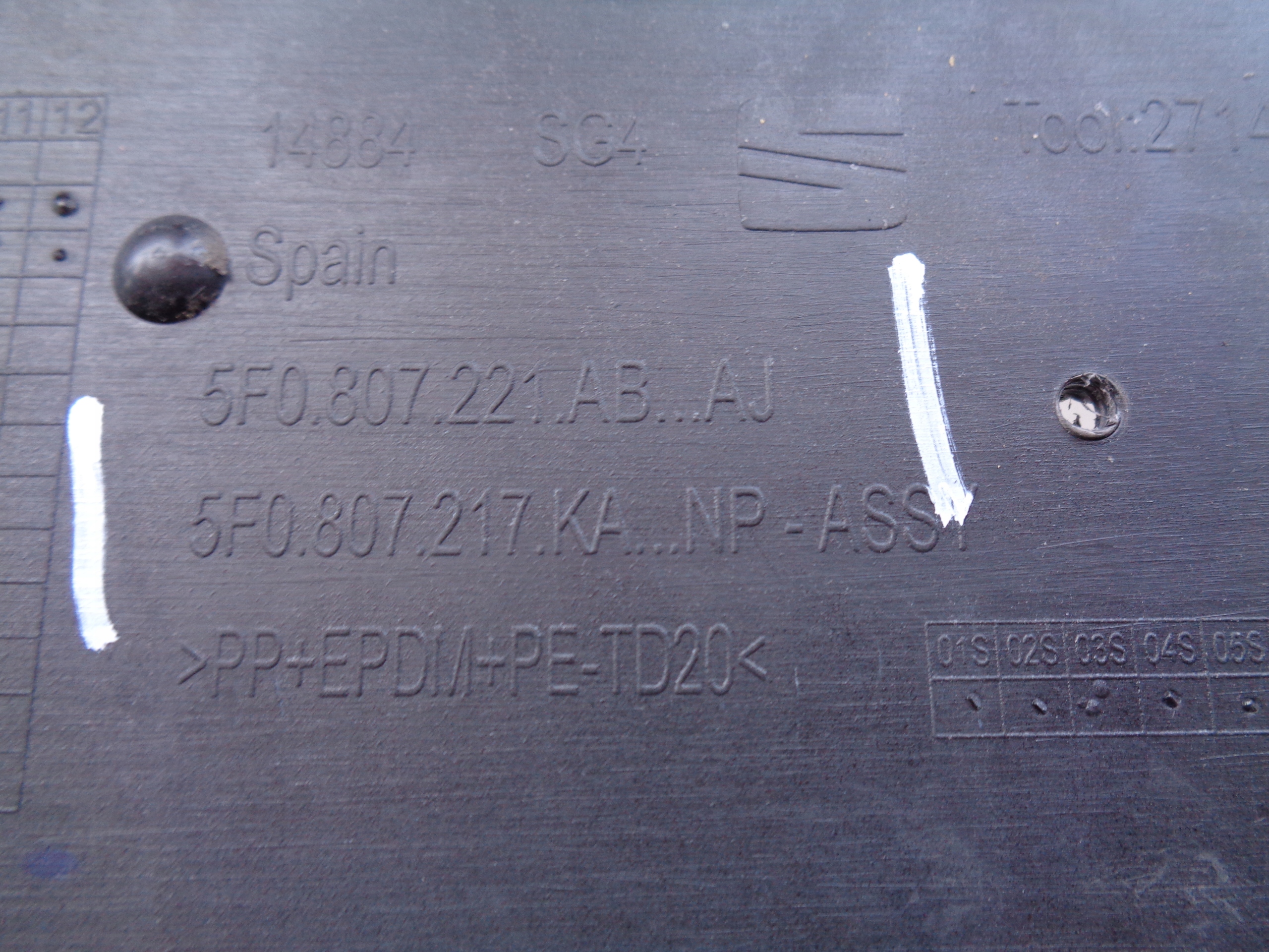 FRONTSTOSSSTANGE SEAT LEON III 3 FR 5F 5F0 17- LIFT NR 42358
