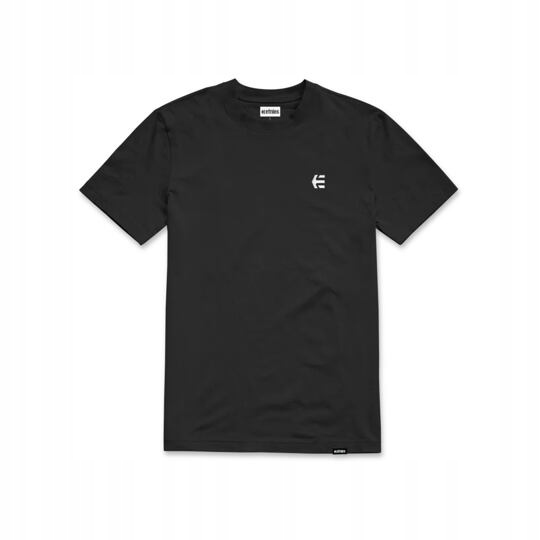 triko Etnies Team Emb. Tee Black/white Velikost oblečení: S