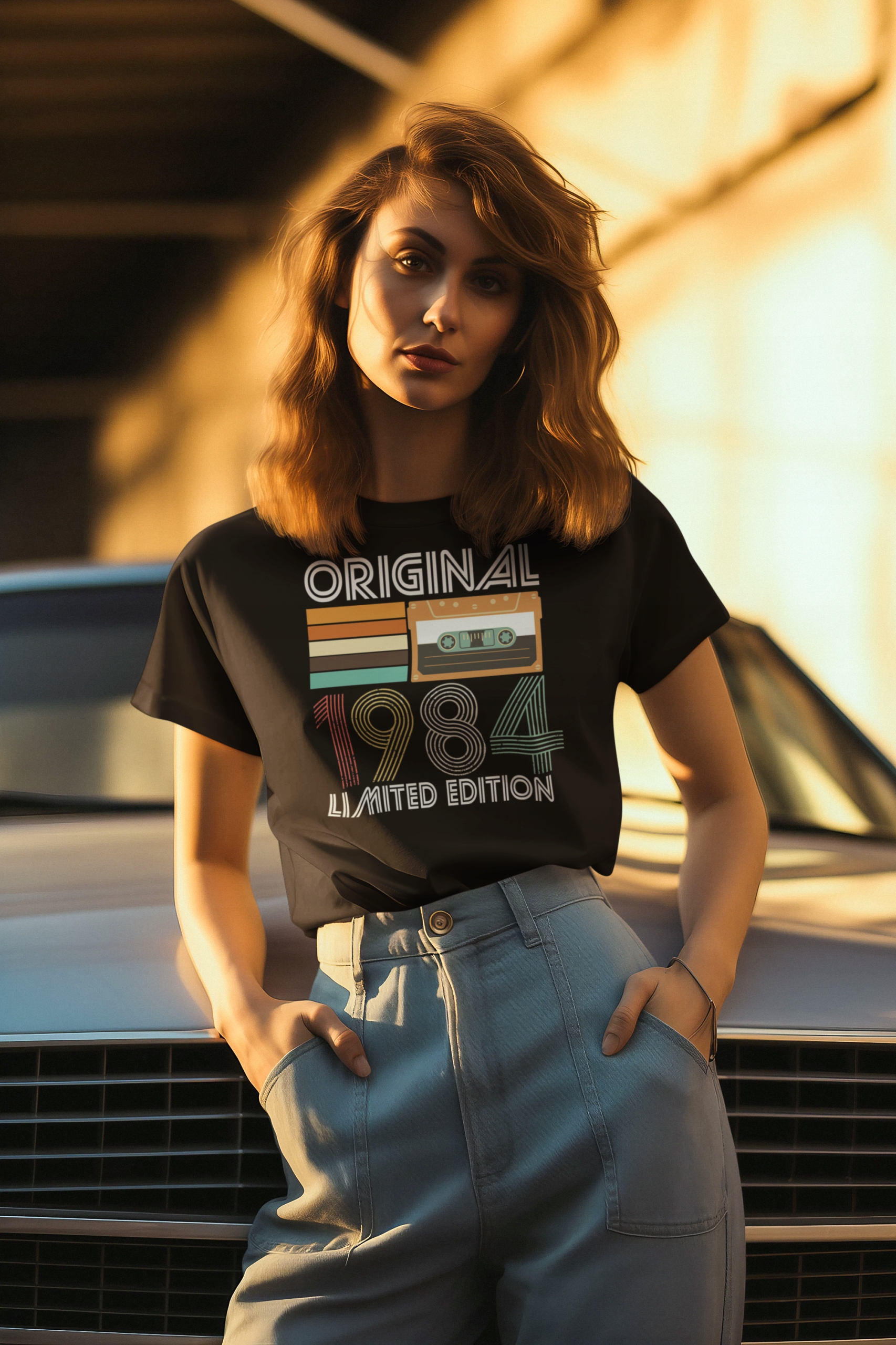 KOSZULKA na 40 urodziny damska VINTAGE KASETA Rozmiar 3XL