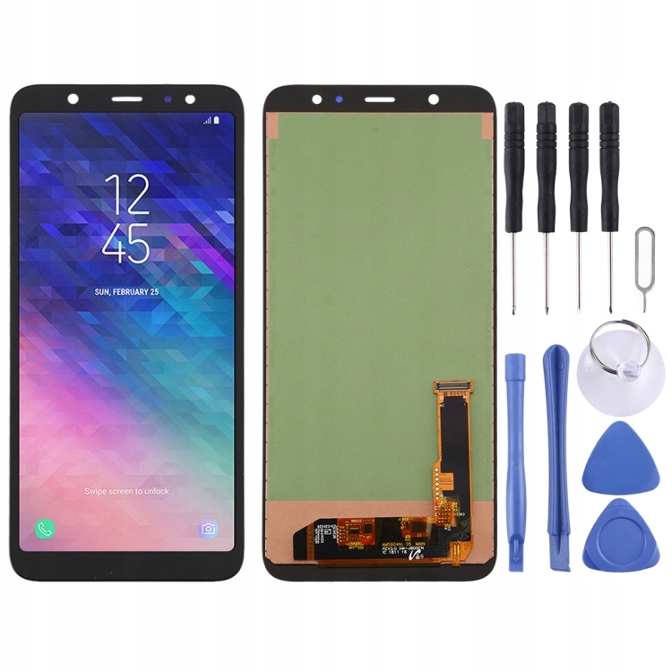 Incell LCD Screen for Galaxy A6+ (2018) with Digitizer Full Assembly Black