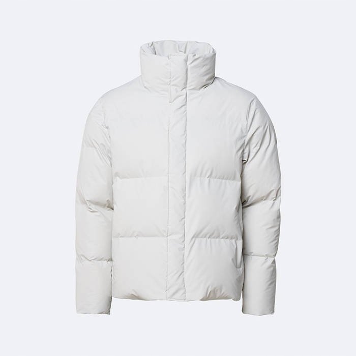 Rains Bunda Rains Boxy Puffer Jacket 1522 Off Whi