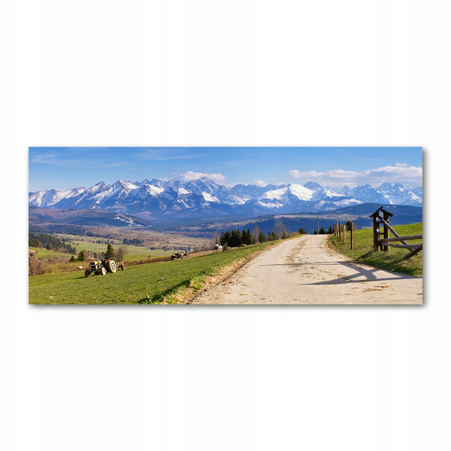 

Foto obraz akryl zdjęcie Panorama Tatr 125x50 cm