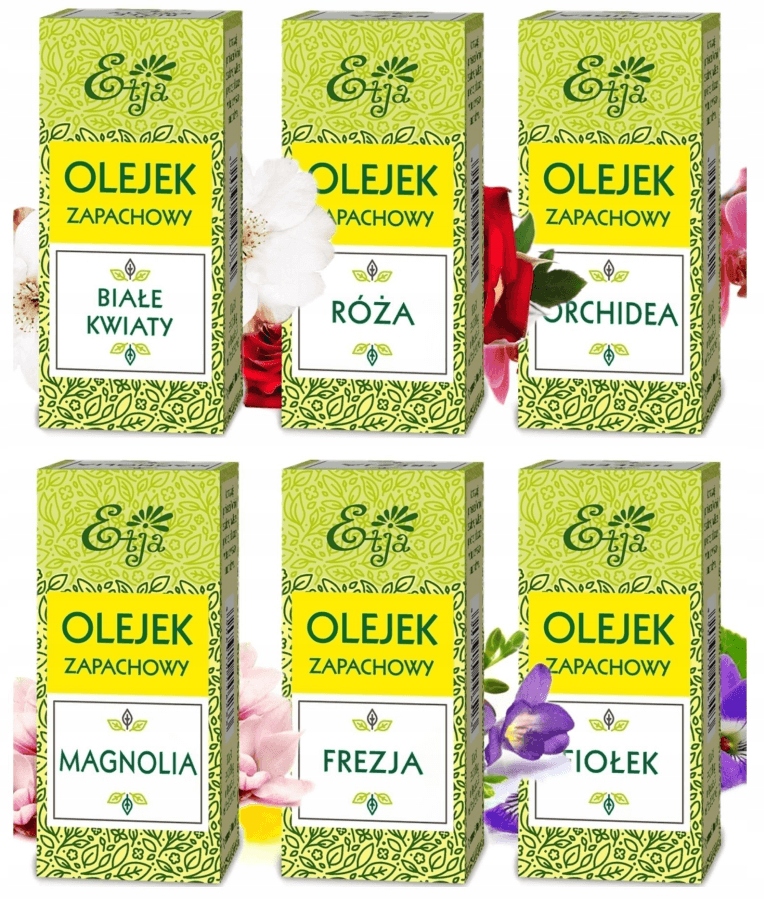 

Olejek zapachowy Zestaw 6 kwiaty olejki zapachowe