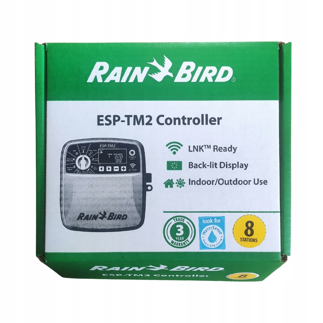 Ovládač Rain Bird ESP-TM2 pre 8 vonkajších sekcií s možnosťou Wi-Fi