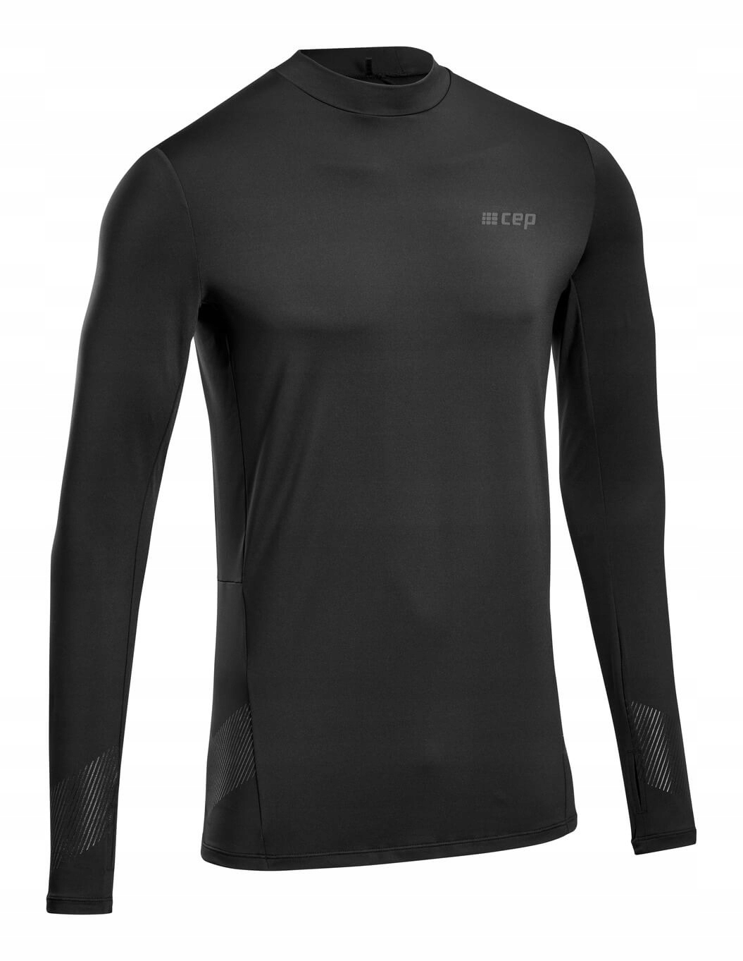 Cep cold weather shirt, long sleeve, v2, black, men, S
