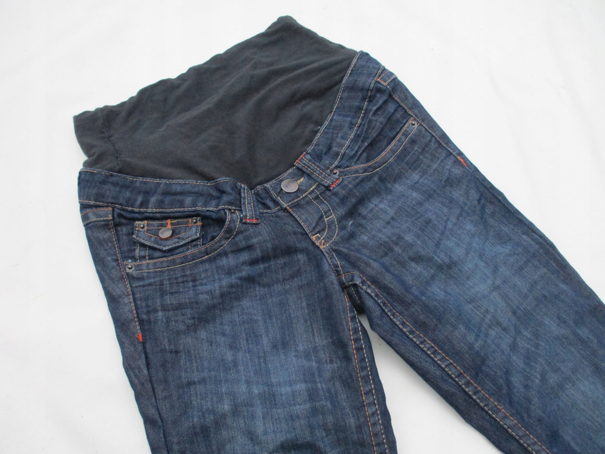 34 H&M MAMA SPODNIE CIĄŻOWE JEANS DŻINSY Marka H&M