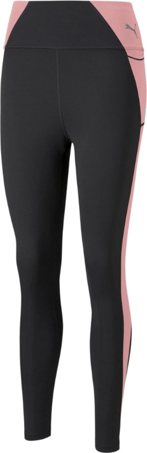Dámské legíny Puma Evostripe s vysokým pasem 7/8 černo-růžové 589158 01 vel. S