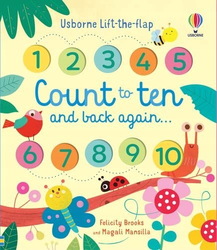 COUNT TO TEN AND BACK AGAIN (COUNTING BOOKS): 1 - Felicity Brooks [KSIĄŻKA]