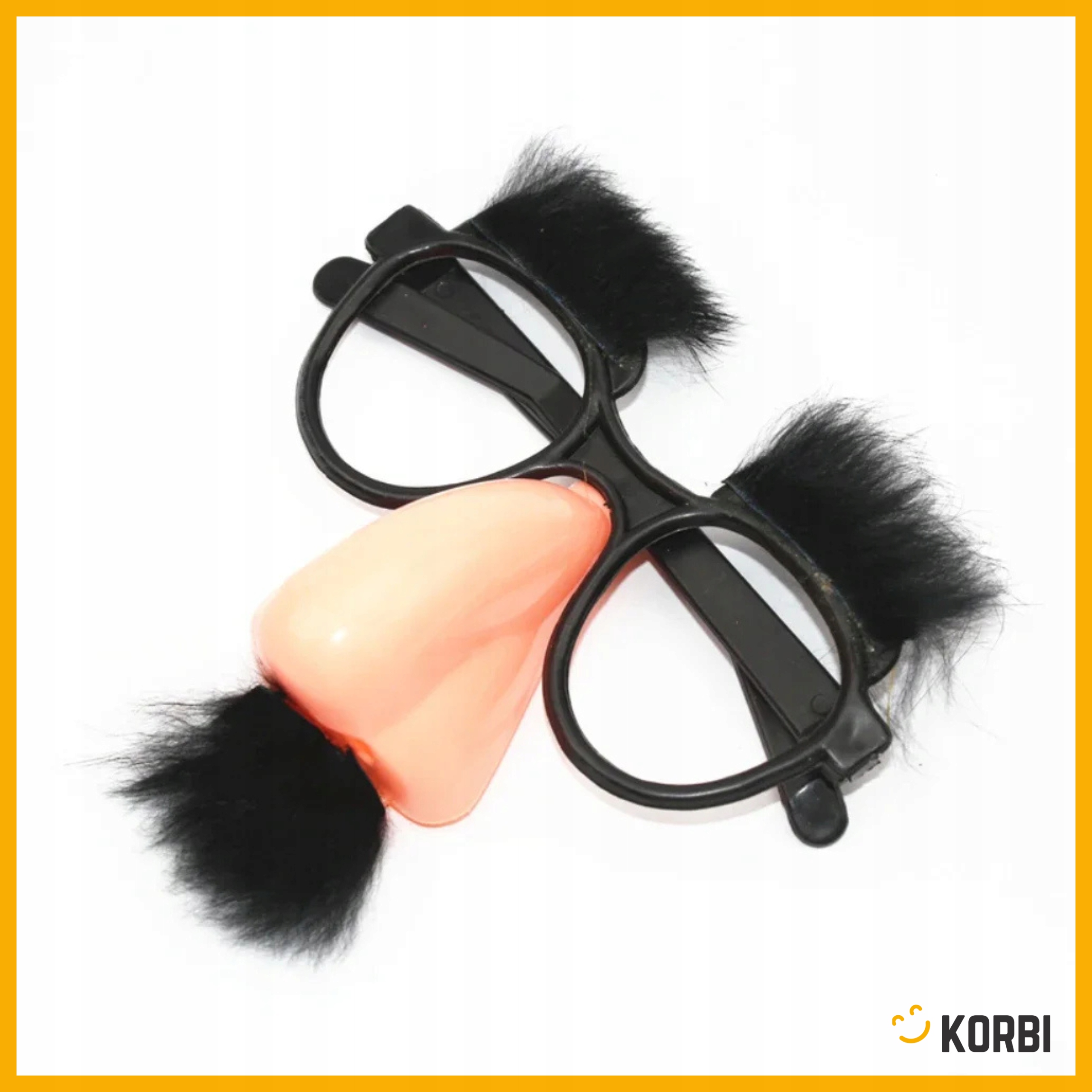 OKULARY Z WĄSAMI I BRWIAMI ZABAWNE OZDOBNE AKCESORIA KARNAWAŁ HALLOWEEN Płeć uniseks