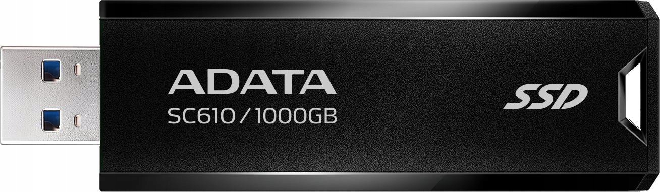 Dysk zewnętrzny Ssd Adata SC610 1000GB USB3.2A czarny