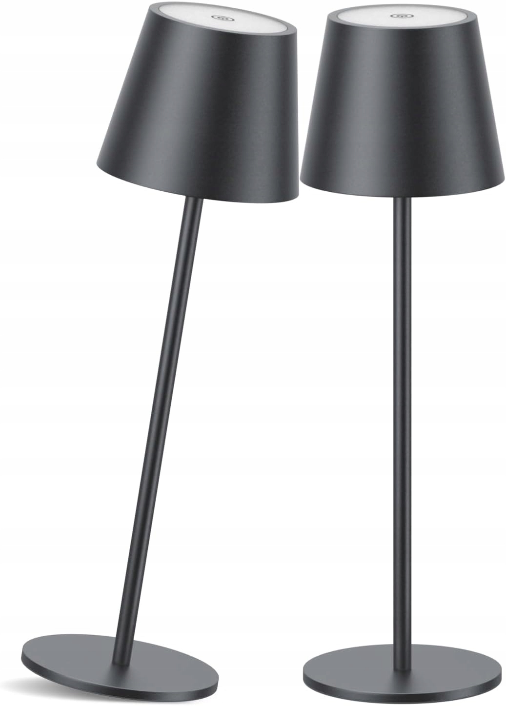 Bezdrôtová Led stolová lampa, 2 kusy, 4400 mAh s panelom, nočná lampa