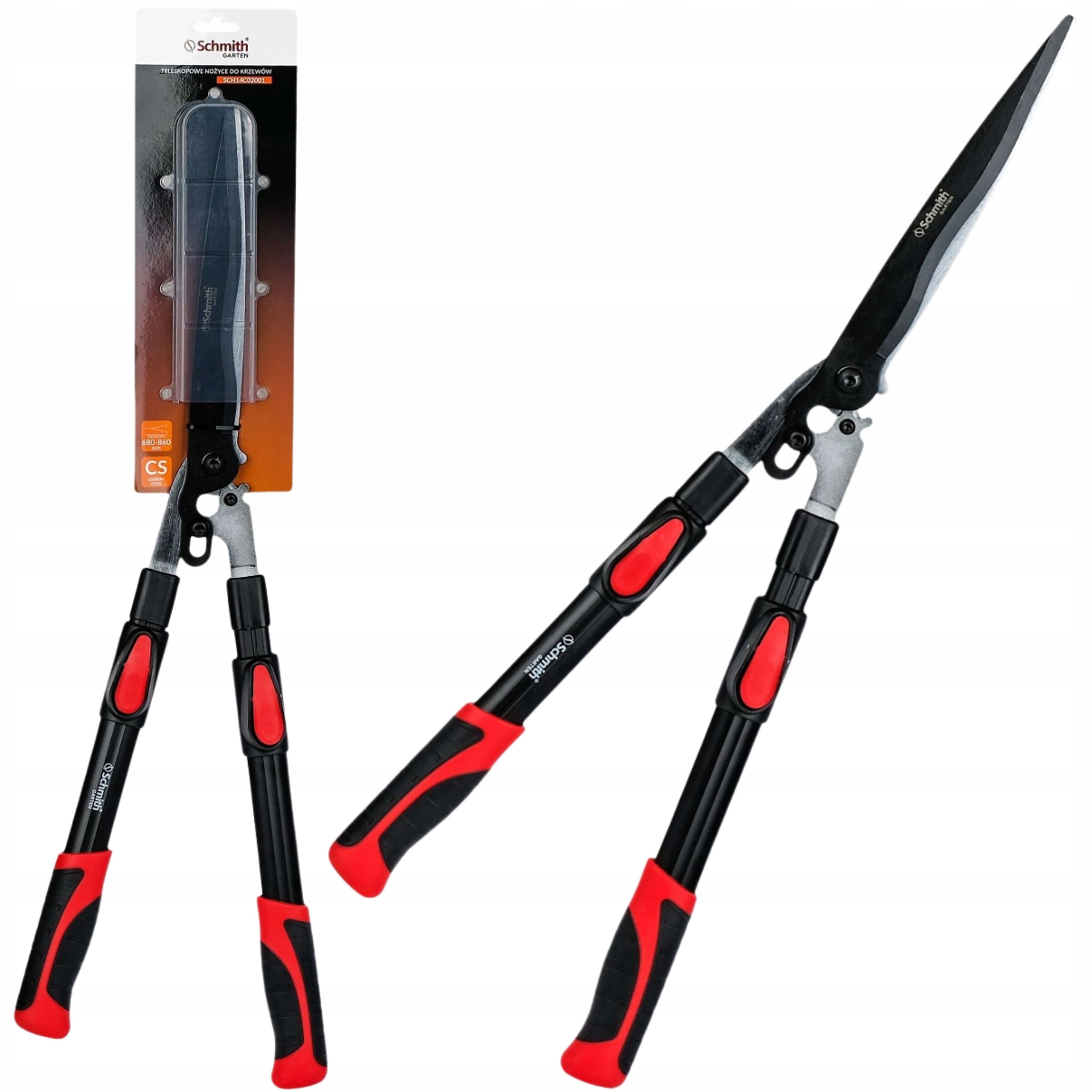 SEKATOR OGRODOWY TELESKOPOWY NOŻYCE DO GAŁĘZI KRZEWÓW 680-860mm SCHMITH