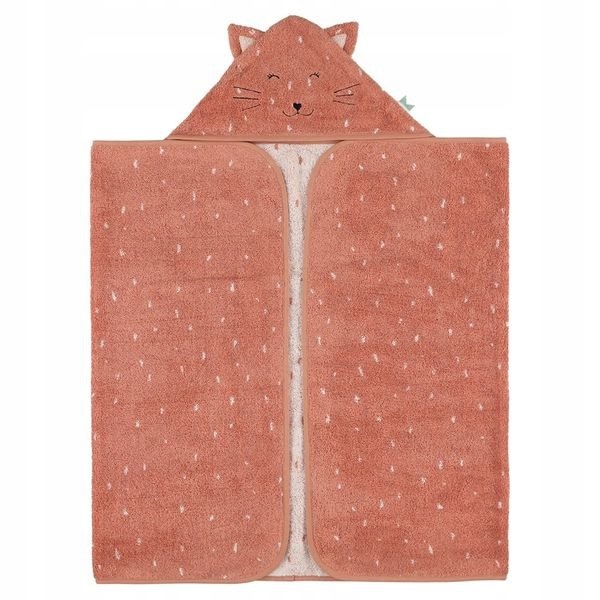Ręcznik Kąpielowy z Kapturem 70 x 130cm Kot Trixie Baby Trixie