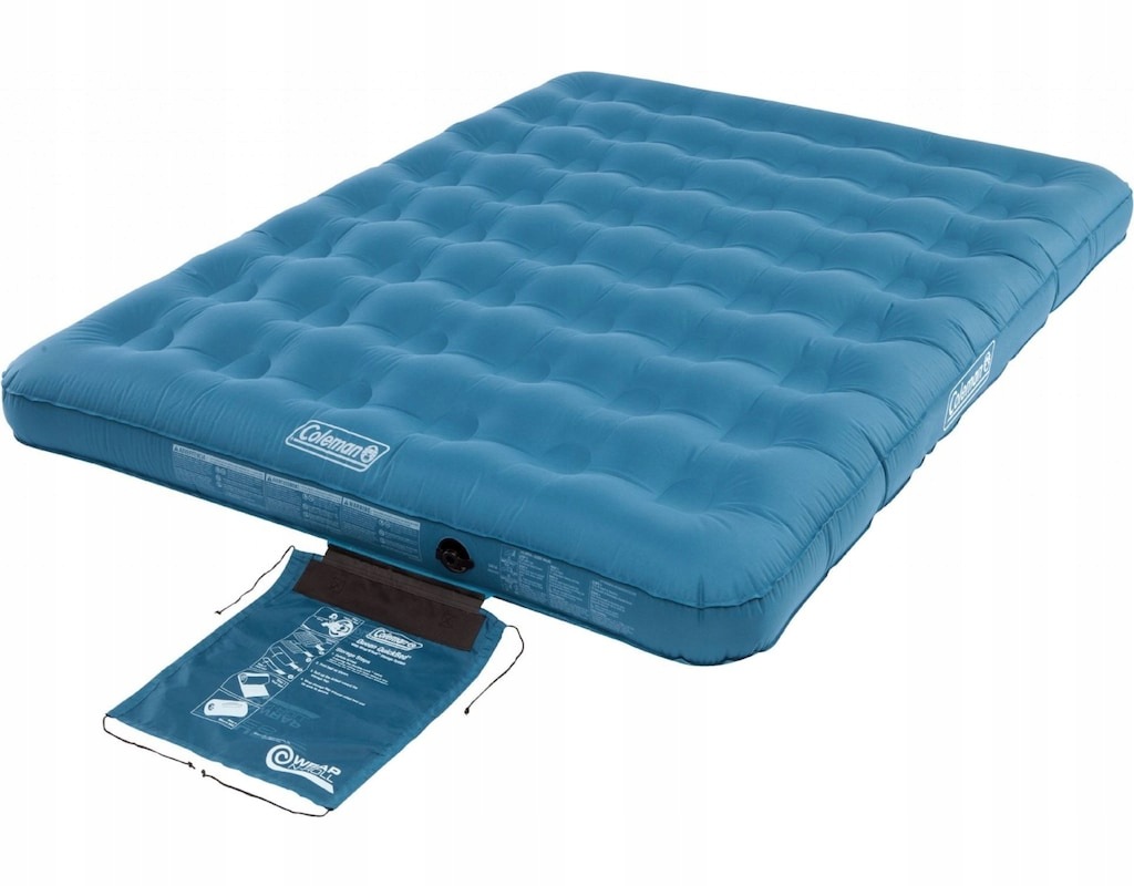 Materac dwuosobowy Coleman 198 x 137 x 22 cm niebieski
