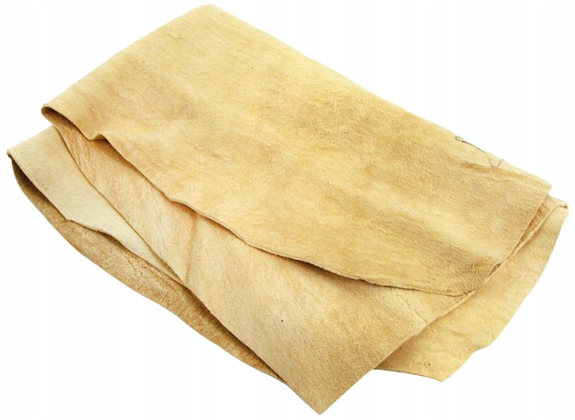 Ścierka samochodowa z naturalnej irchy Ircha 9,3dm2 regularna 26x37cm