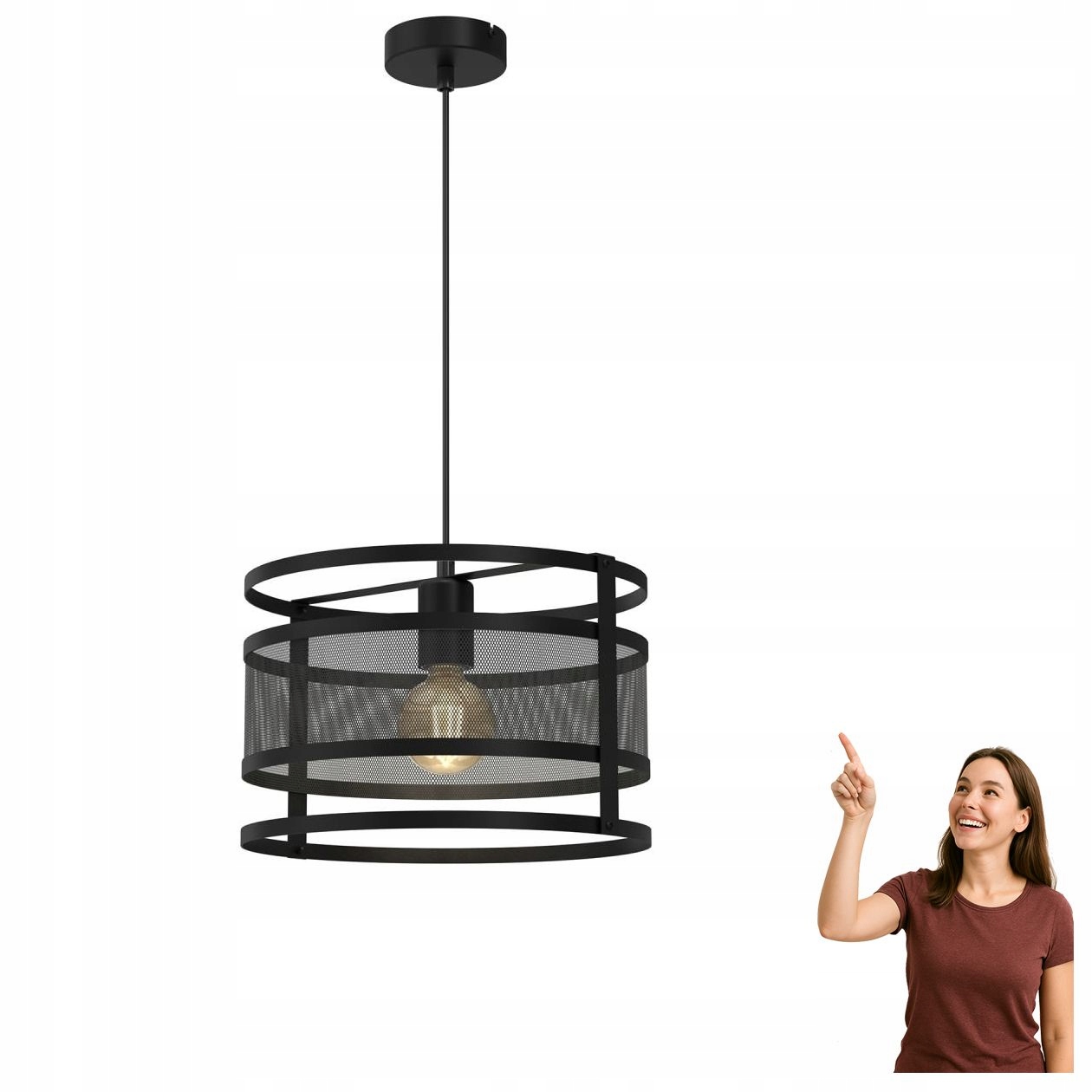 Závěsná lampa Rim 1128 Luminex