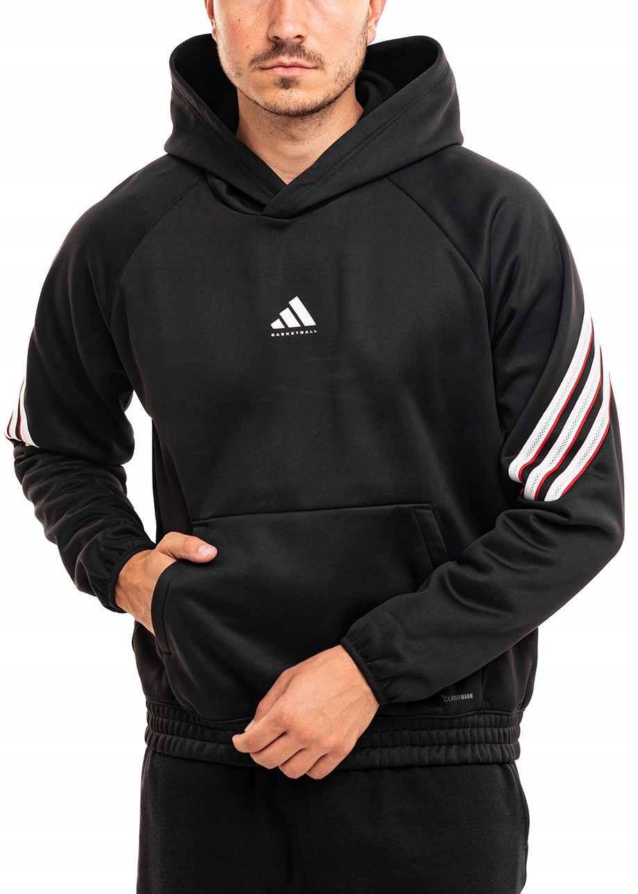 Pánská Mikina S Kapucí adidas Sportovní tepláková mikina s kapucí vel L.