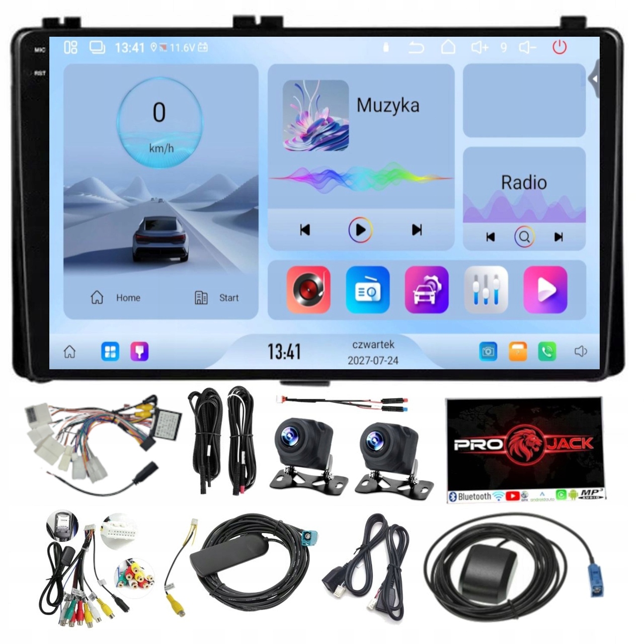 Rádio Navigácia Carplay Gps Android Toyota Sienna 2015-2020 4GB 64GB Sim