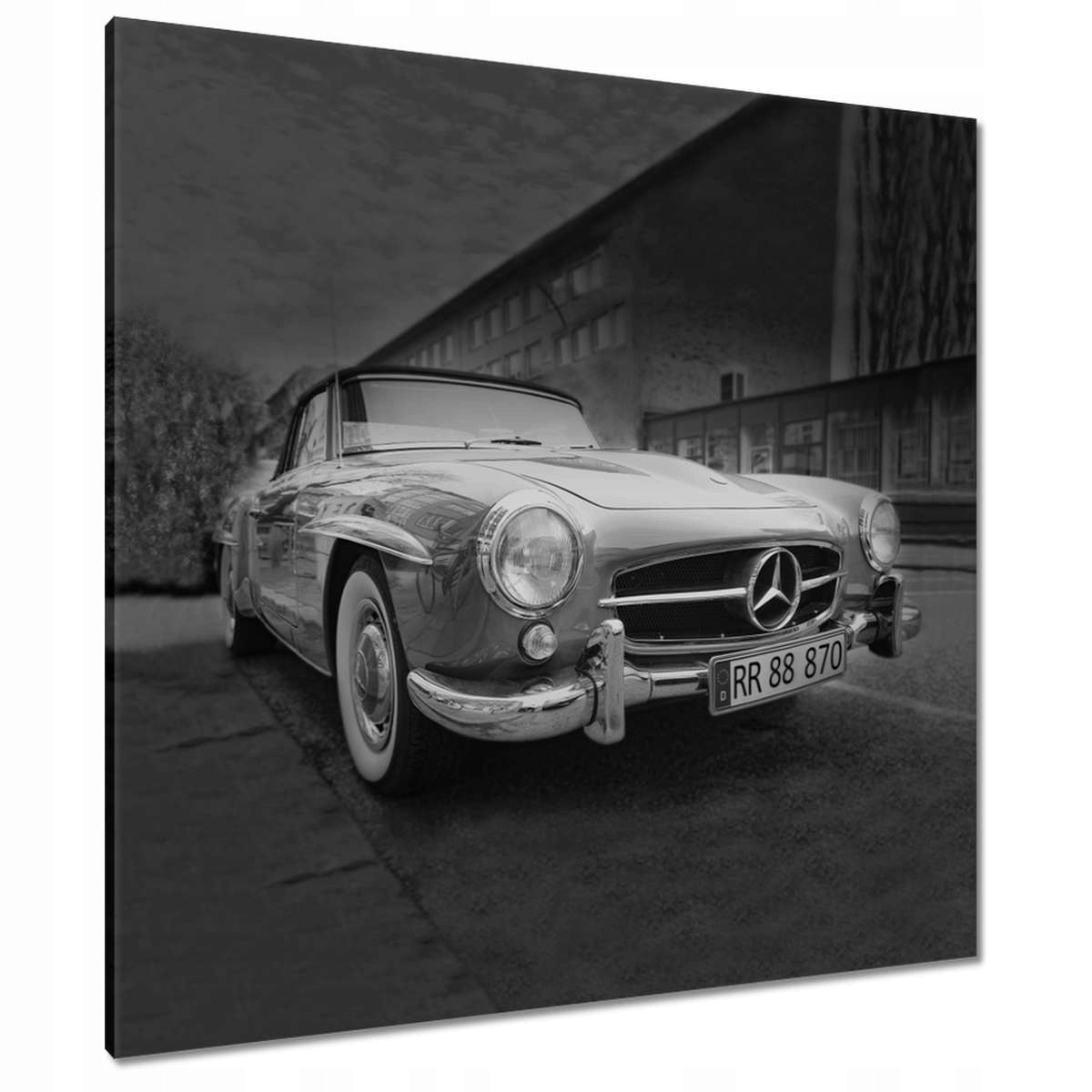 Obrazy 90x90 Mercedes Křídlo Auto
