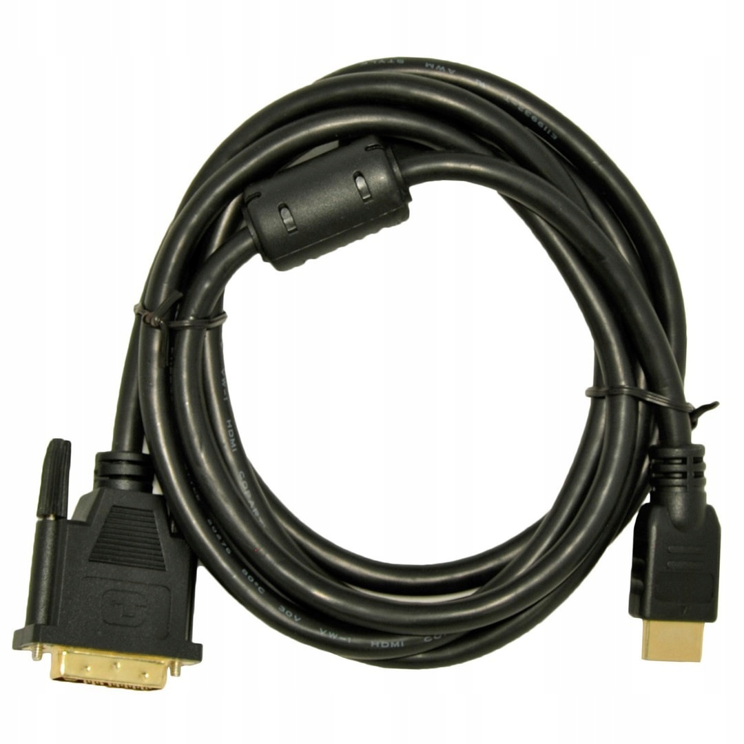 Kabel Akyga Ak-av AK-AV-11 (DVI-D M Hdmi M 1,8m kolor czarny)