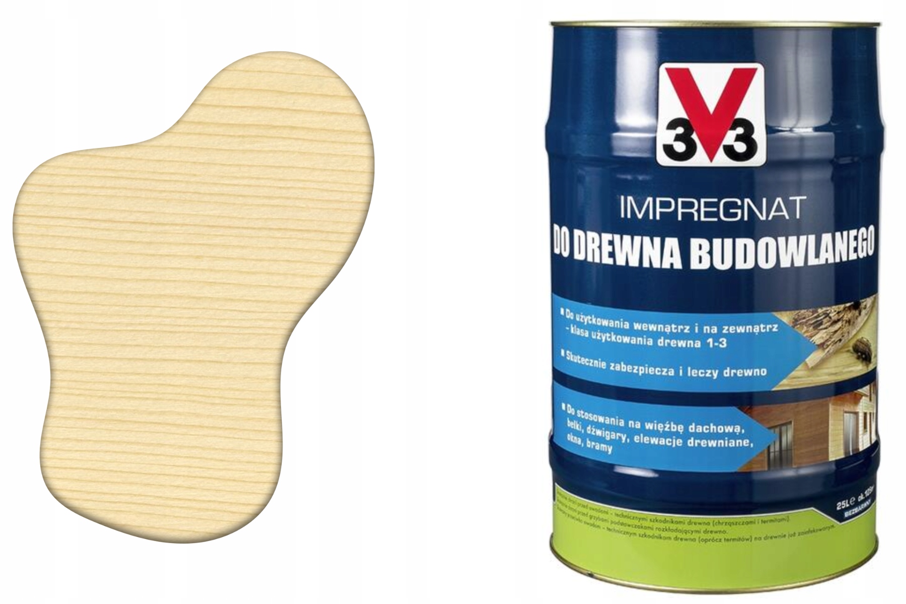 3V3 Konstrukční ochranný podklad bezbarvý střešní krytina 25L