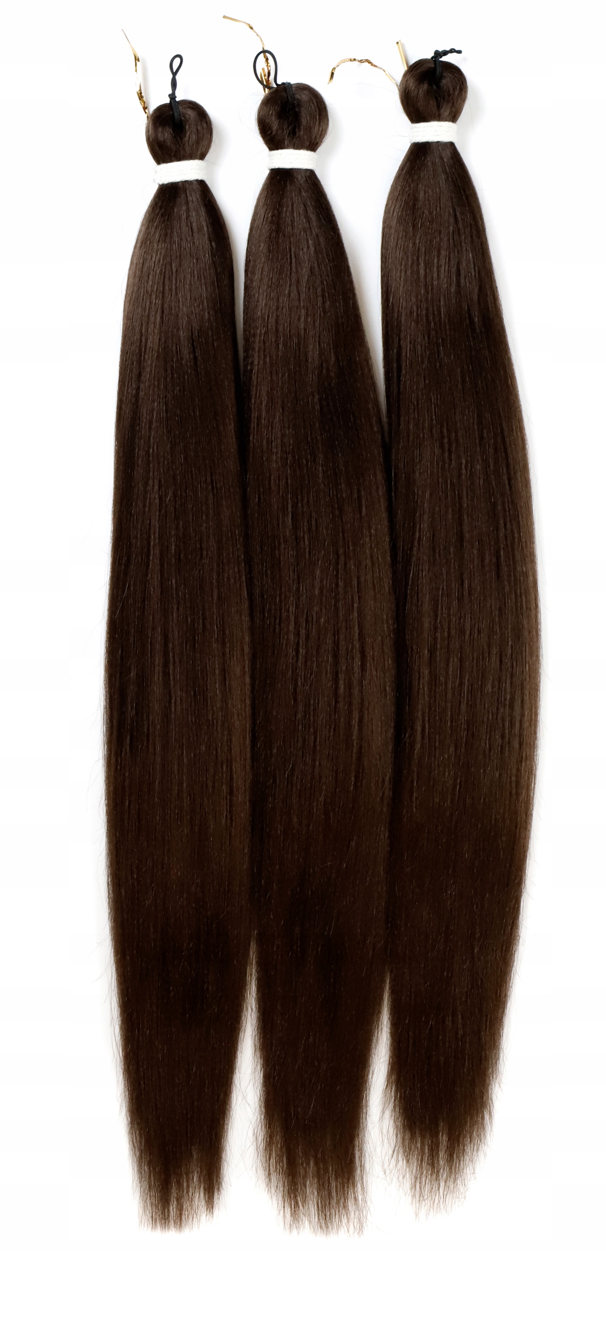 

Włosy Syntetyczne 3 Kucyki Kanekalon proste 240g