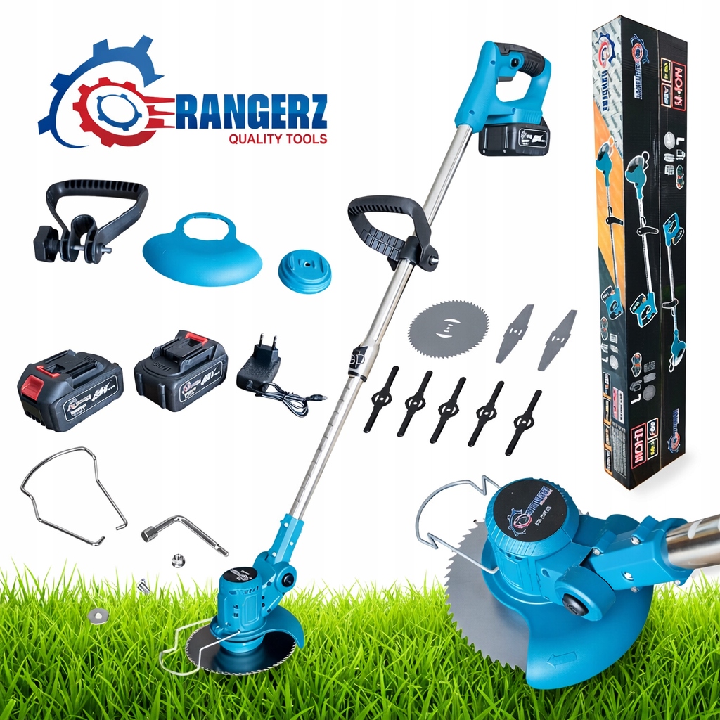 Podkaszarka akumulatorowa Rangerz RS-2572B 1000W 48V 5Ah Zestaw
