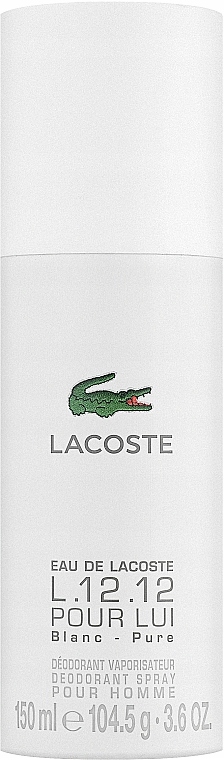 Lacoste L.12.12 Blanc deodorant sprej 150 Ml Obchod