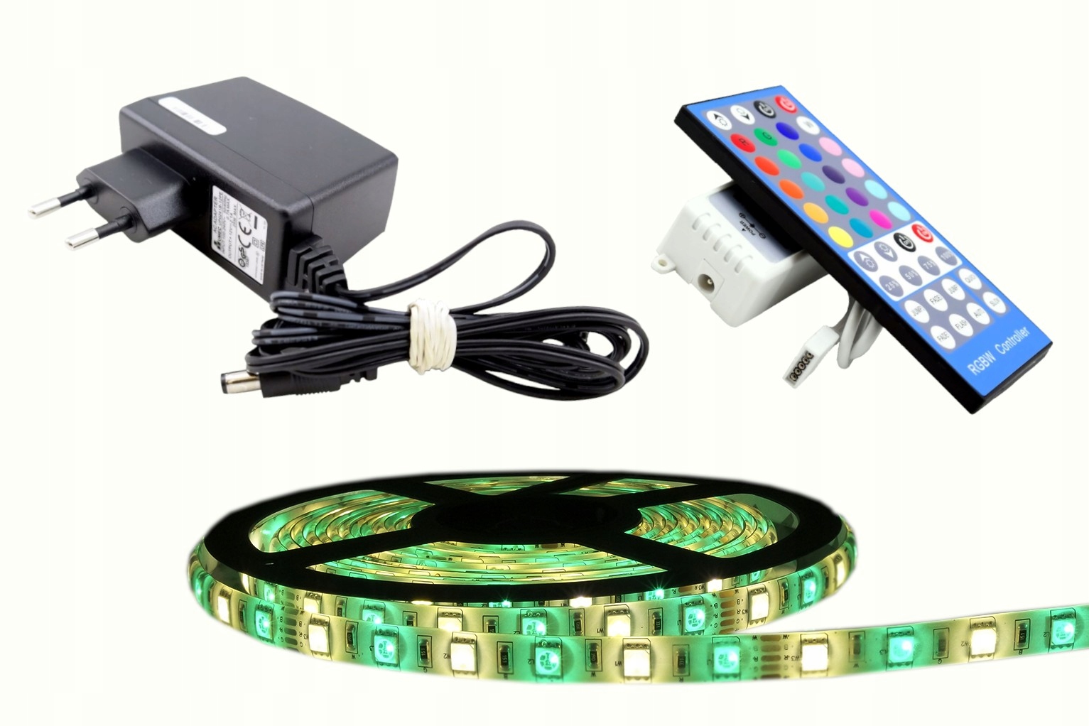 

Zestaw Led 5050 Rgbw kolorowa biała ciepła IP65 2m