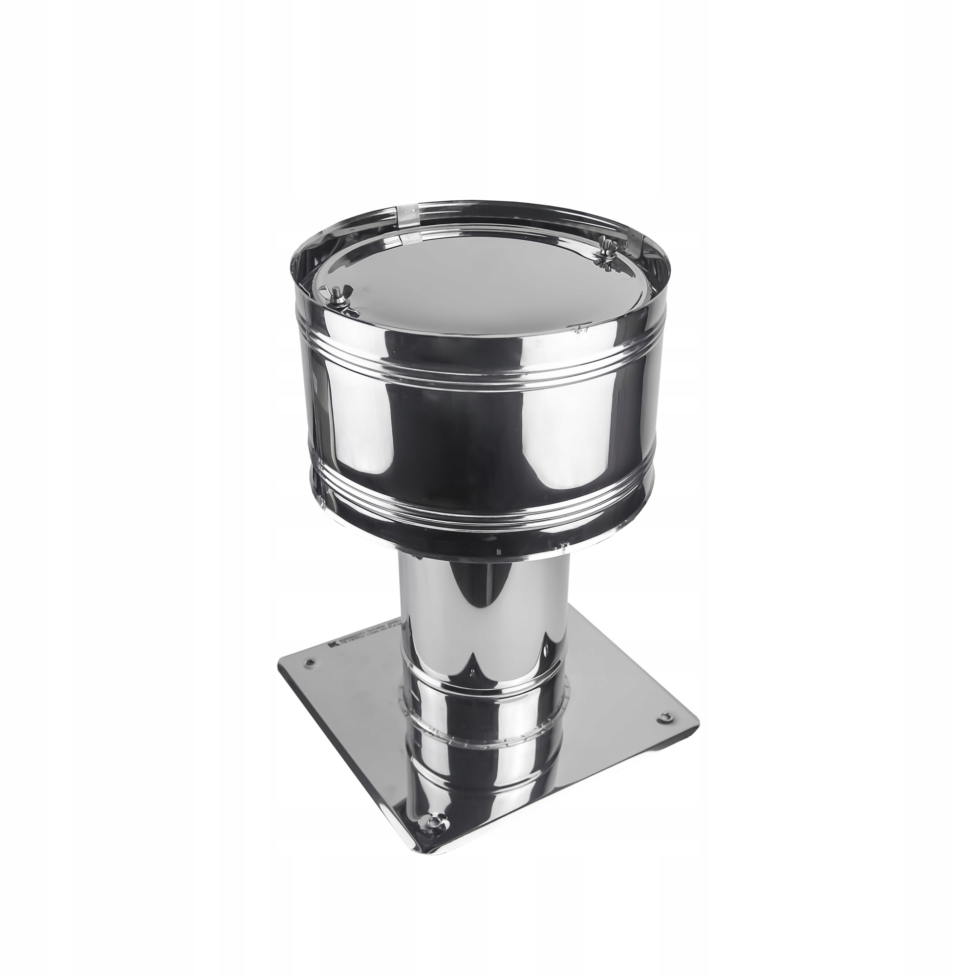 Ks Cylindrický deflektor s deskou 0,5 mm fi 130 komínová vložka tahová