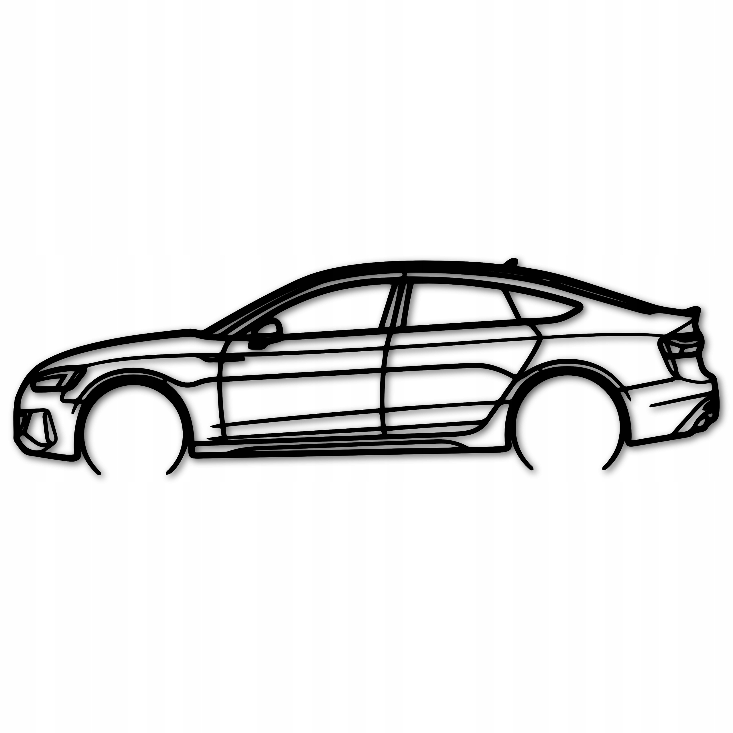 Ažurový Obraz Automobil Audi Rs 5 Sportback 80 cm Nástěnná Dekorace 3D Panel