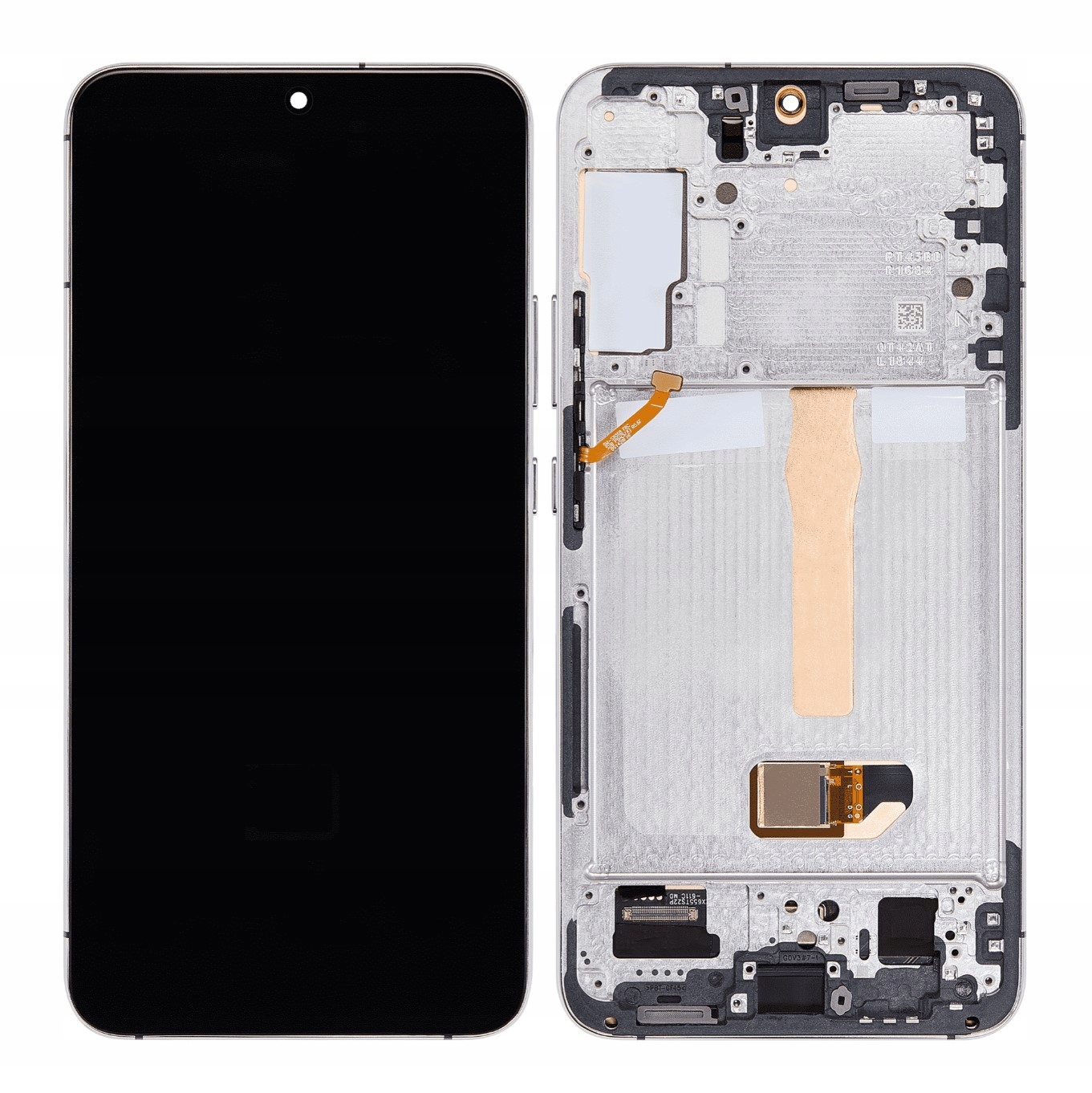 Hq Oled LCD displej s rámčekom pre Samsung Galaxy S22+ Plus (SM-S906) biely