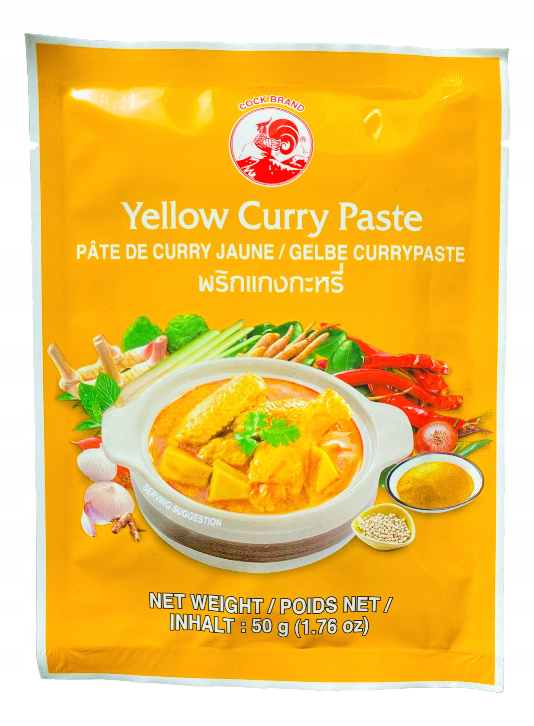 

Cock Saszetka Pasta Curry Żółta 50g Tajska yellow