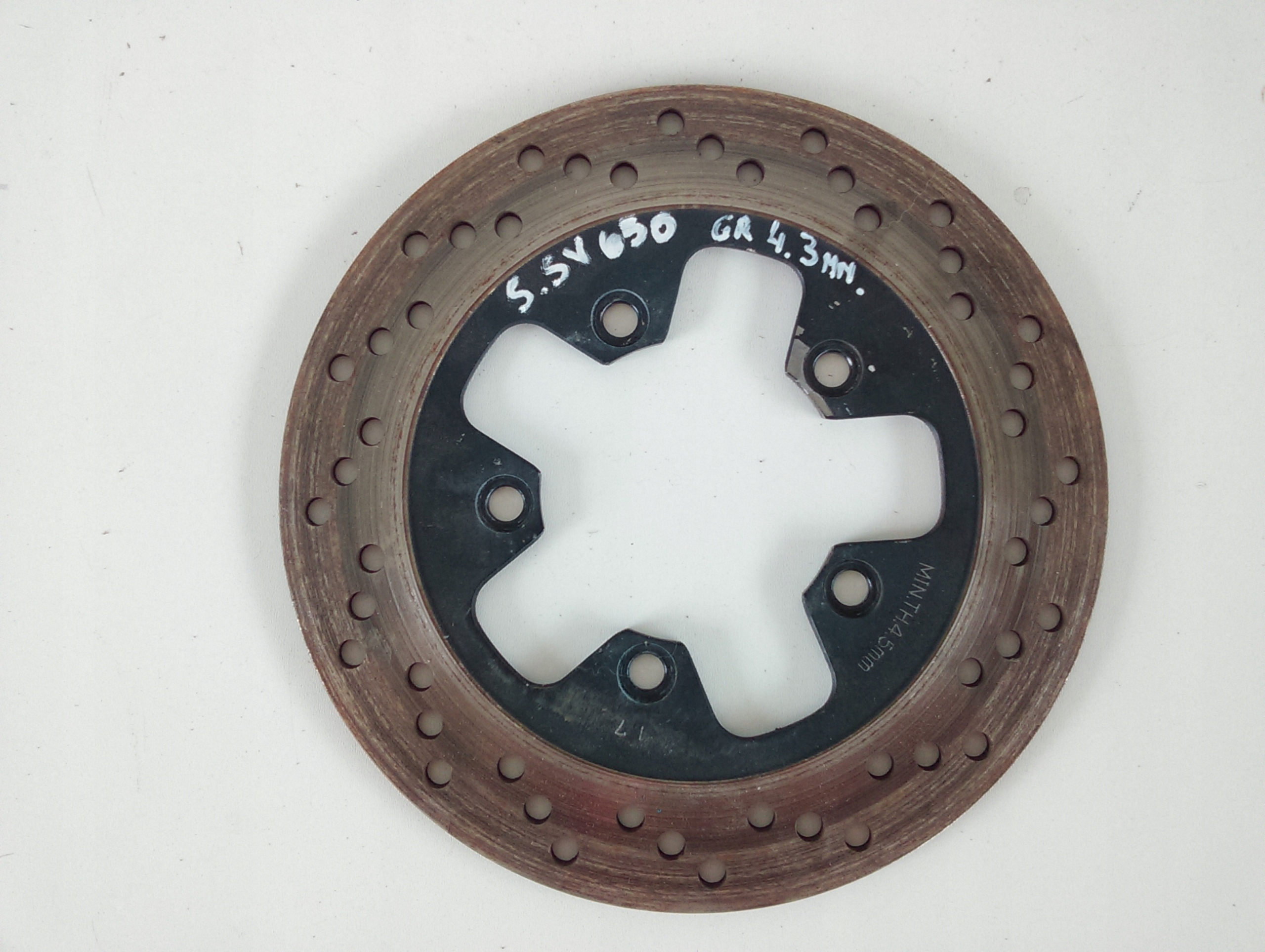 123458691 - SUZUKI SV 650 гальмівний диск задній