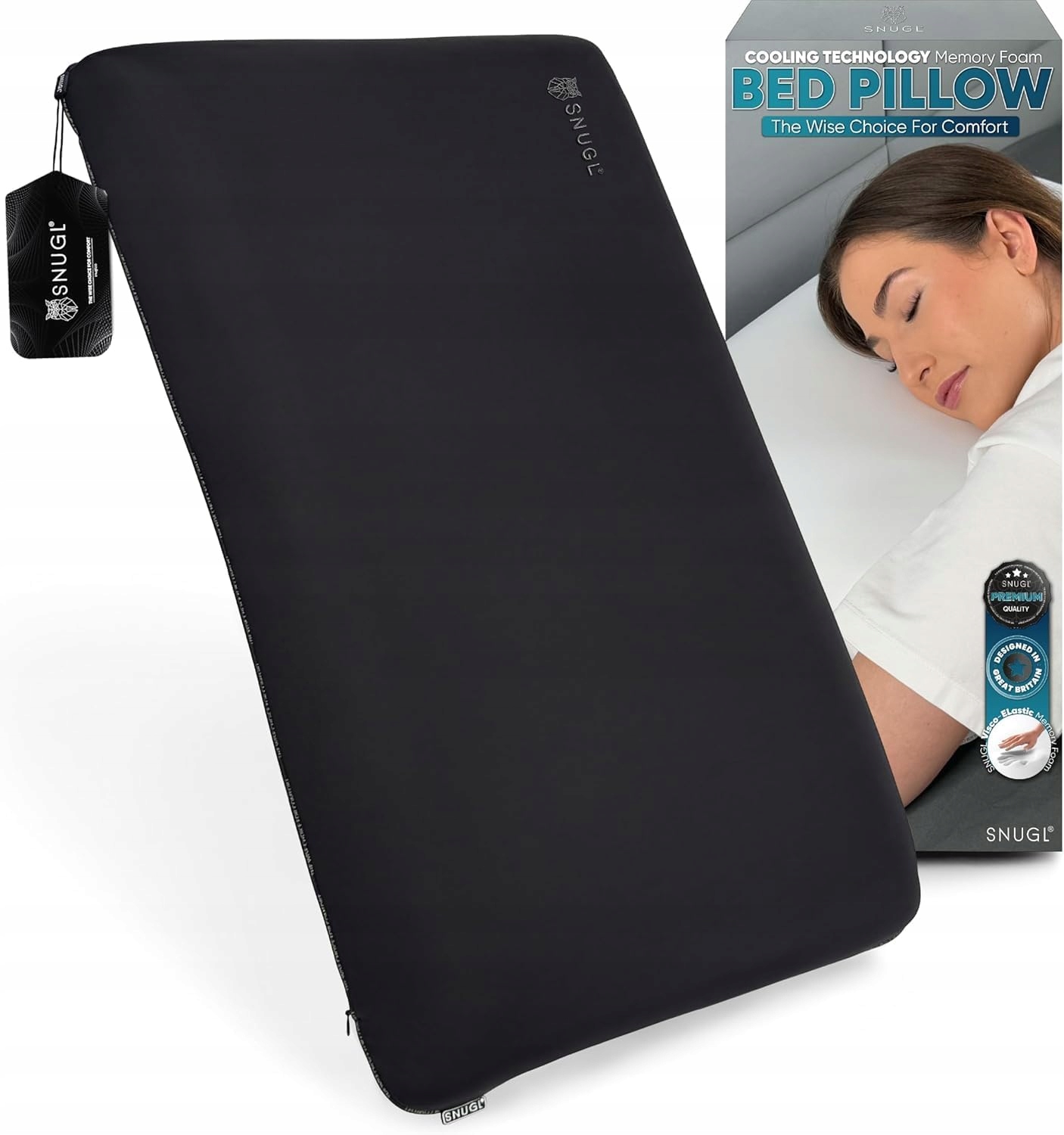 Poduszka Ortopedyczna Do Spania W Każdej Pozycji Ergonomiczna Chłodząca