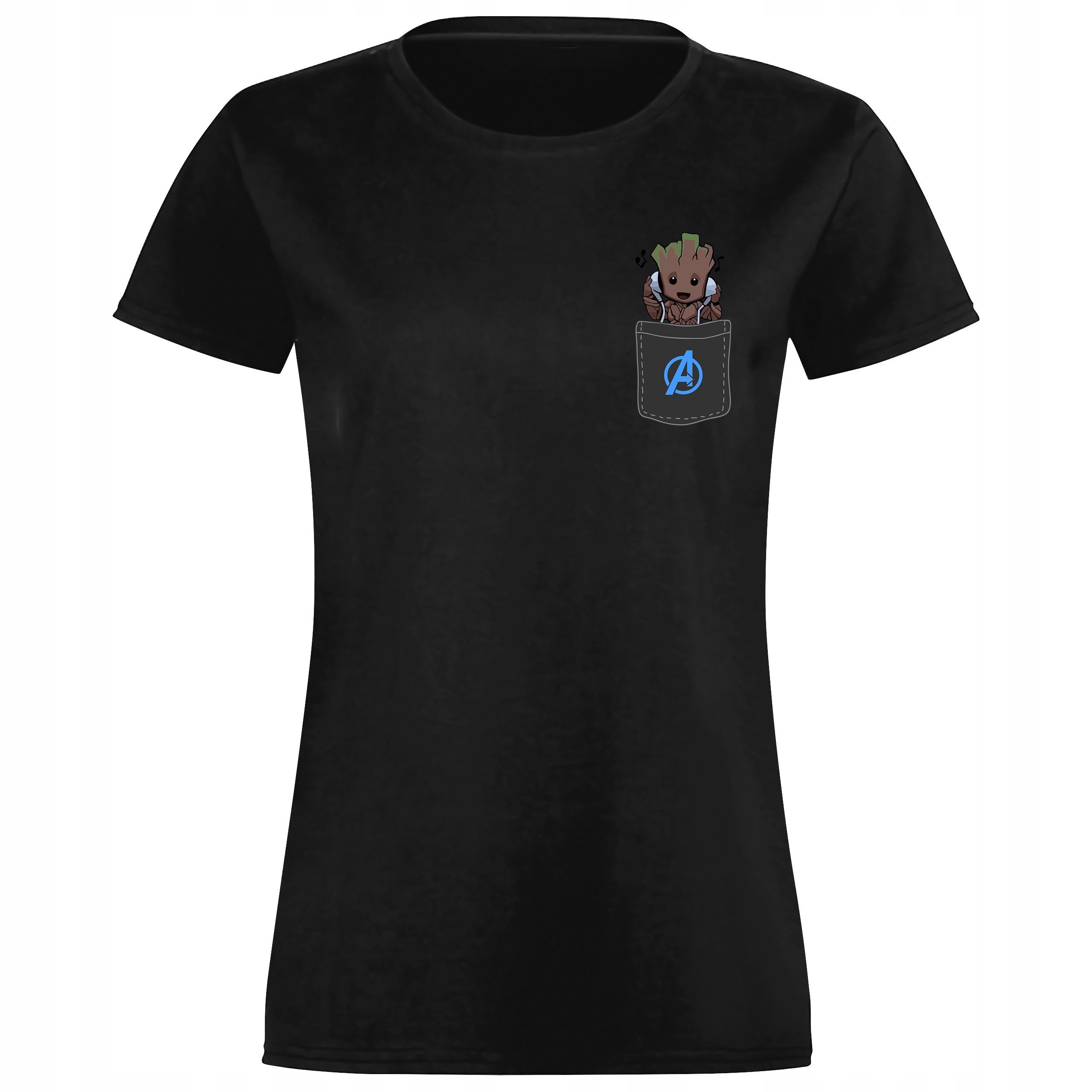 

Damska Koszulka Groot Pocket Marvel Avengers S