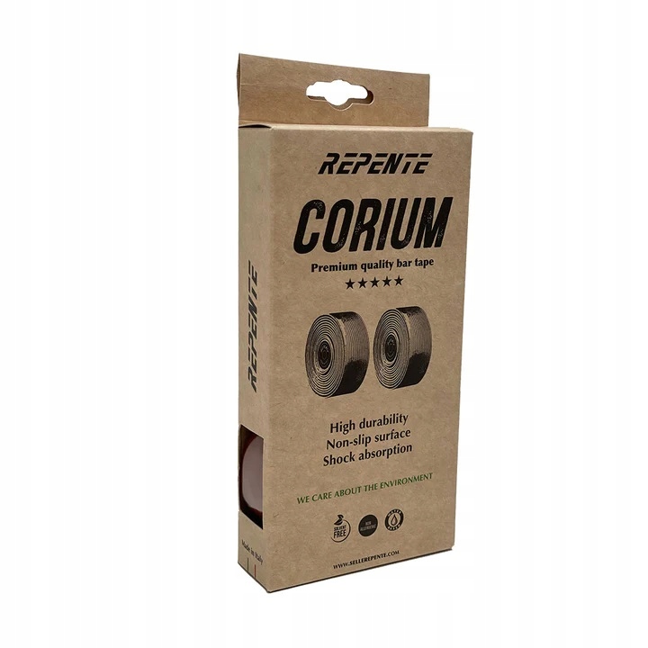 Obal na řídítka jízdního kola Repente Corium Am 2.5 mm hnědý