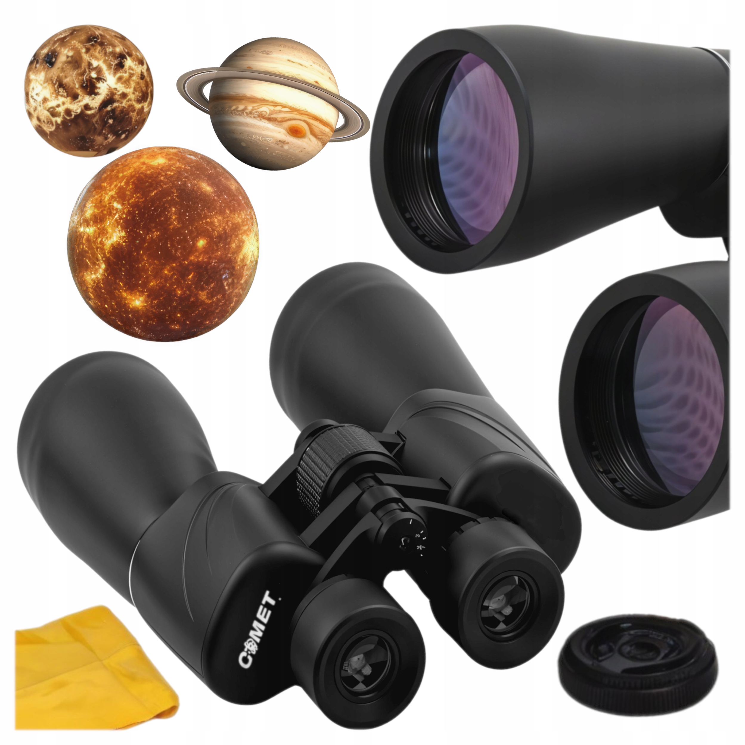 Comet 20x60 Silný astronomický dalekohled Antireflexní vrstva Uv filtr