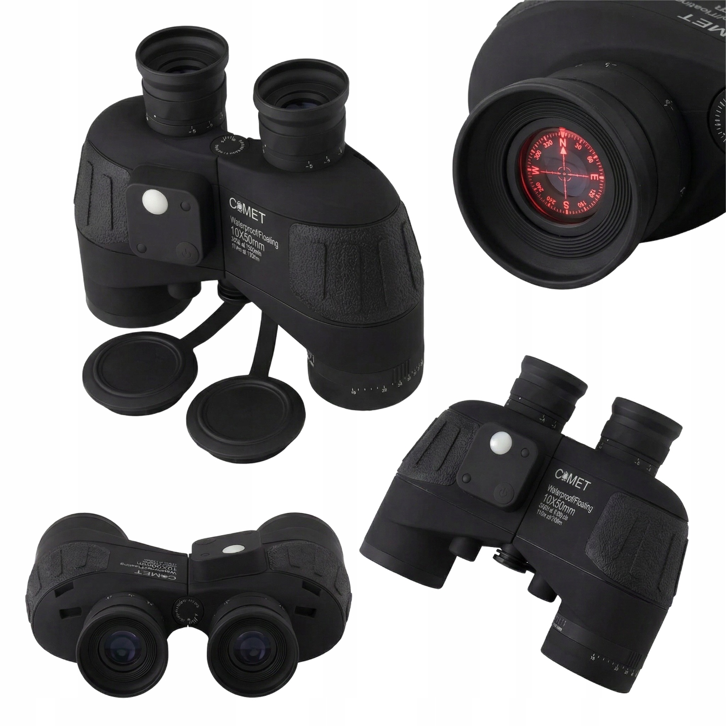 Profesionální dalekohled Comet Pro Compass 10x50 IPX7 kompas LR039B