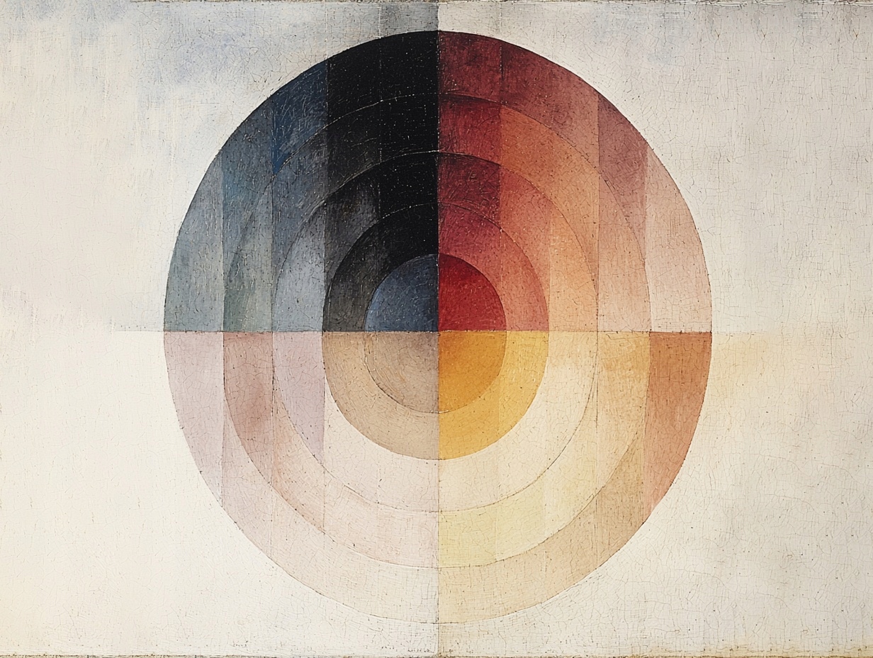Obraz Na Plátně Canvas Grafika Abstrakce Bauhaus Kolo Geometrie 100x75
